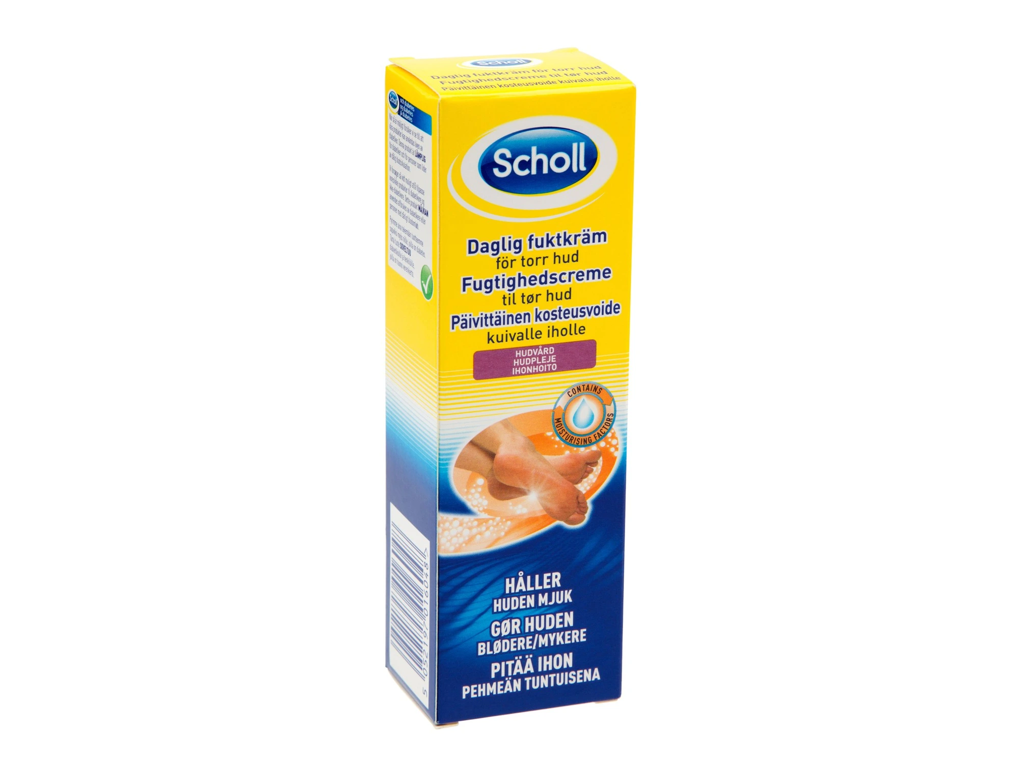 Scholl Dry Skin fuktighetskrem tørr hud 75 ml