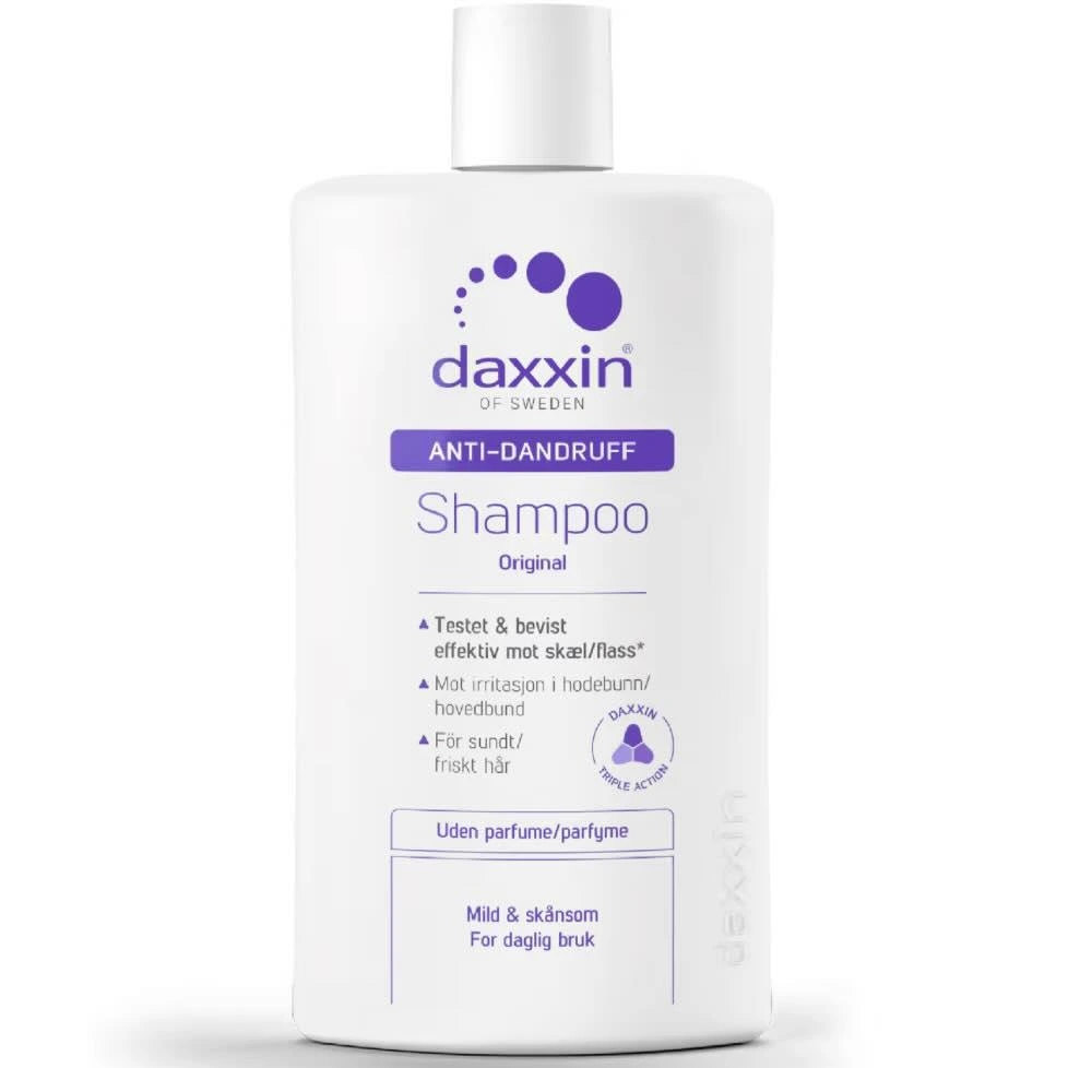 Daxxin sjampo mot flass uten parfyme 250 ml