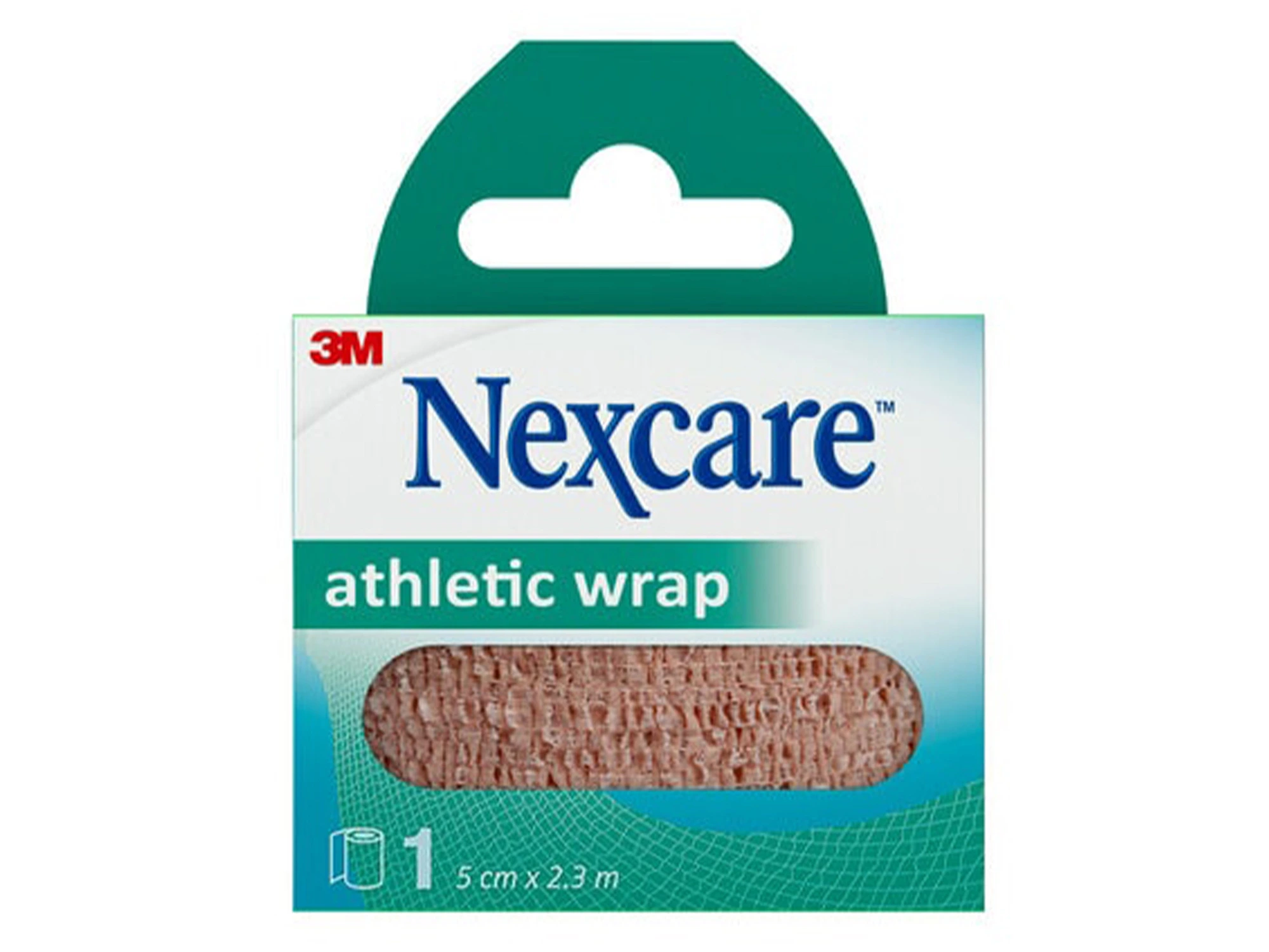 Nexcare Athletic Wrap støttebandasje 5cmx2,3m brun 1 stk