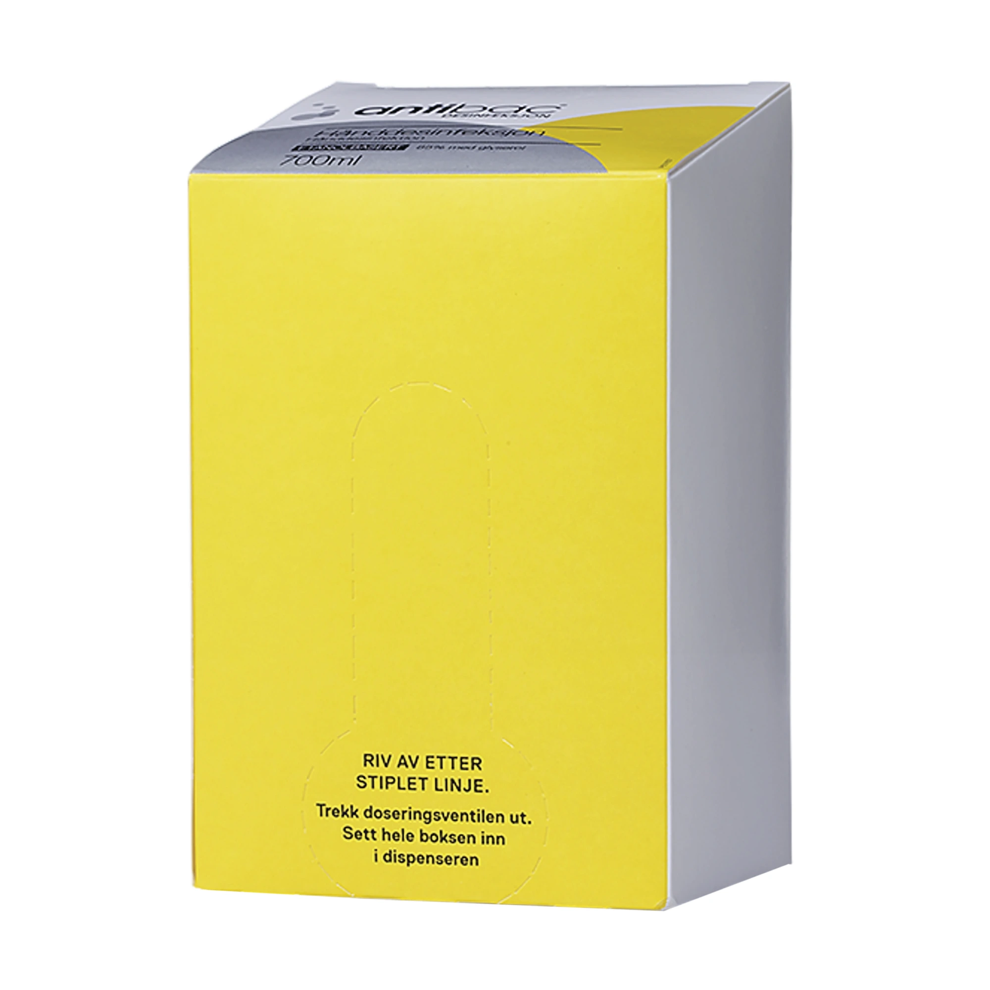 Antibac 85% hånddesinfeksjon flytende bag-in-box 700 ml