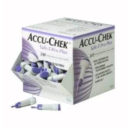 Accu-Chek Safe-T Pro engangslansett 200 stk