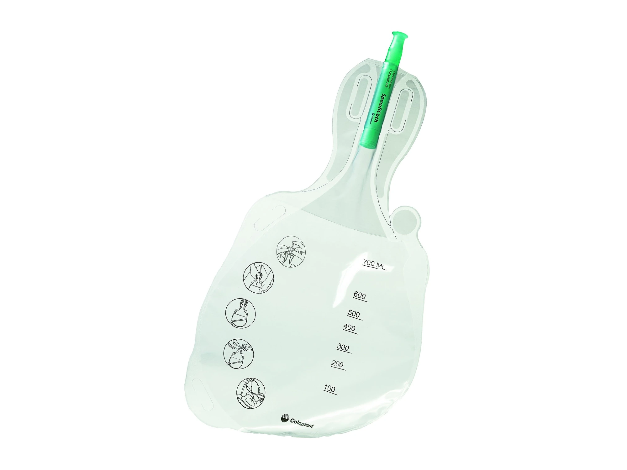 SpeediBag Compact urinpose til kvinnekatetre 30 stk