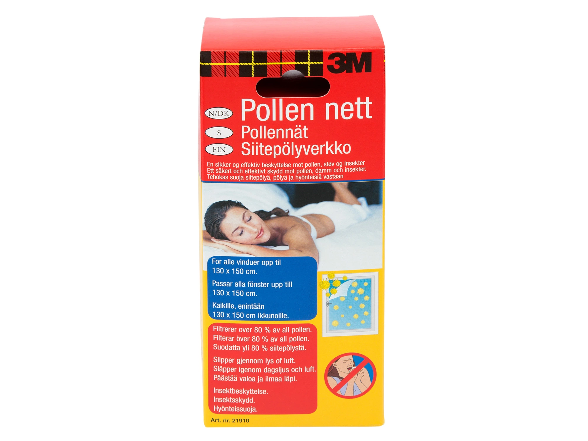 3M pollennett 130 x 150 cm 3 stk