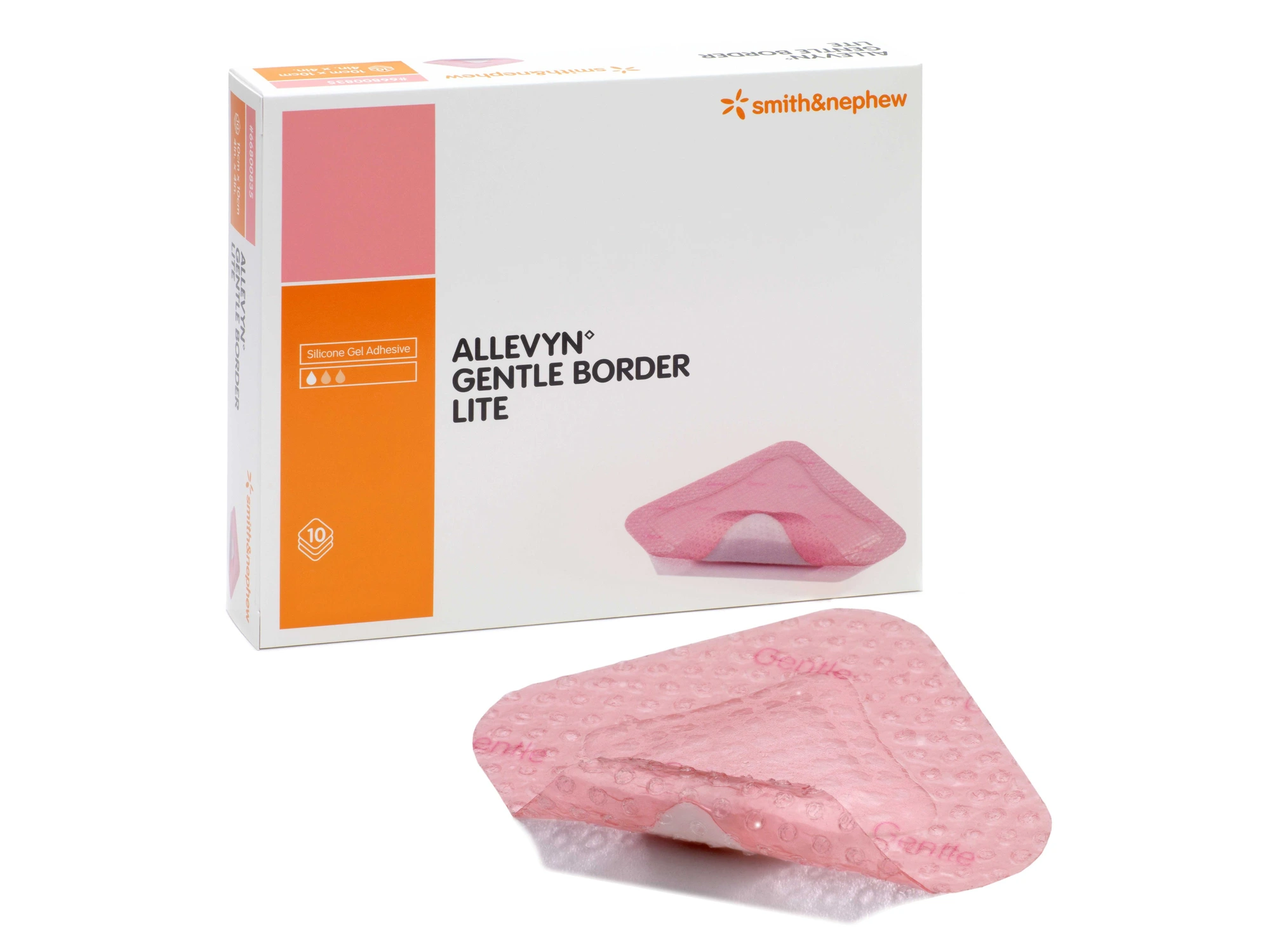 Allevyn Gentle Border Lite skumbandasje 5cmx5cm 10 stk