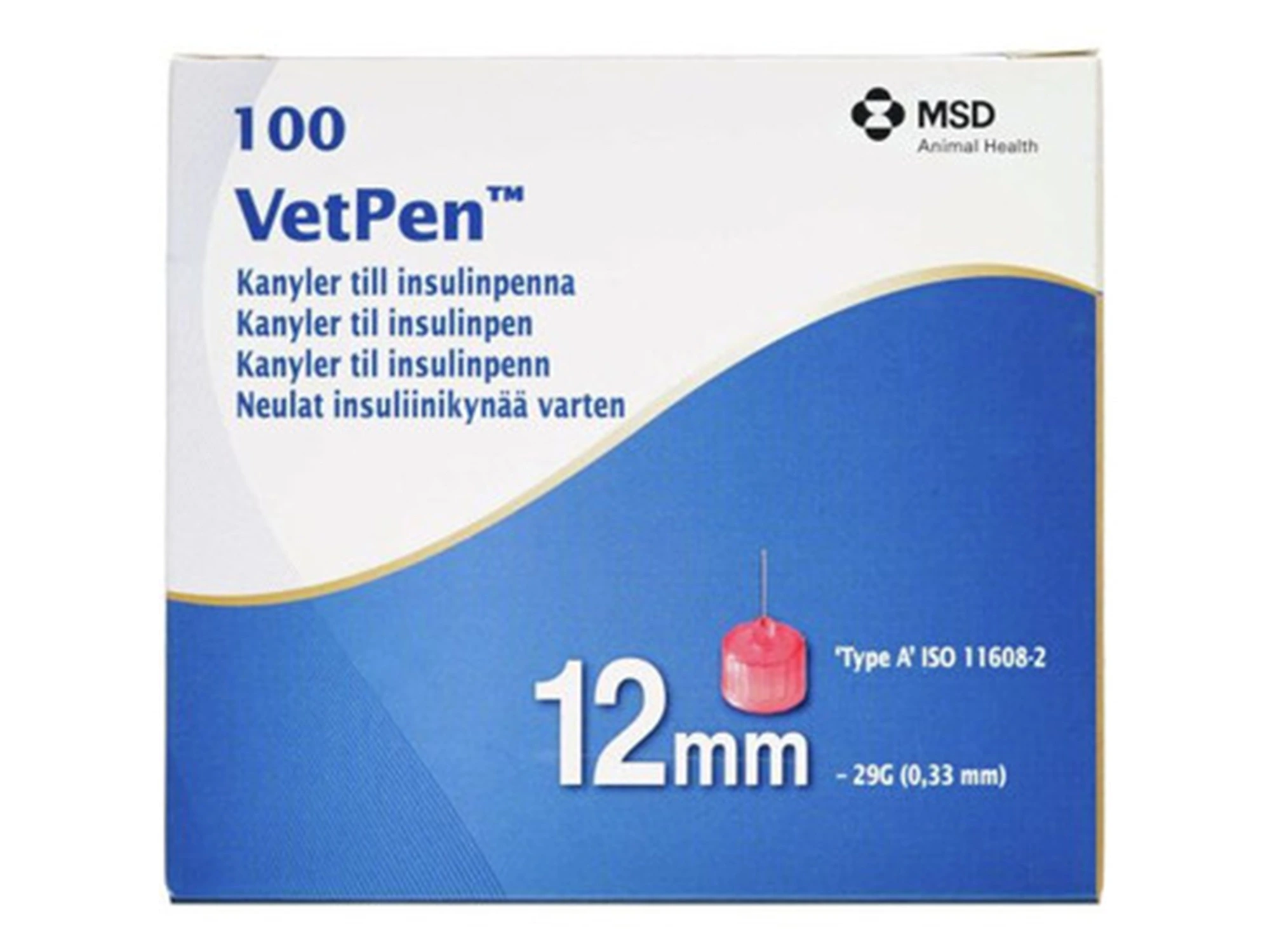 VetPen kanyle til insulinpenn 100 stk