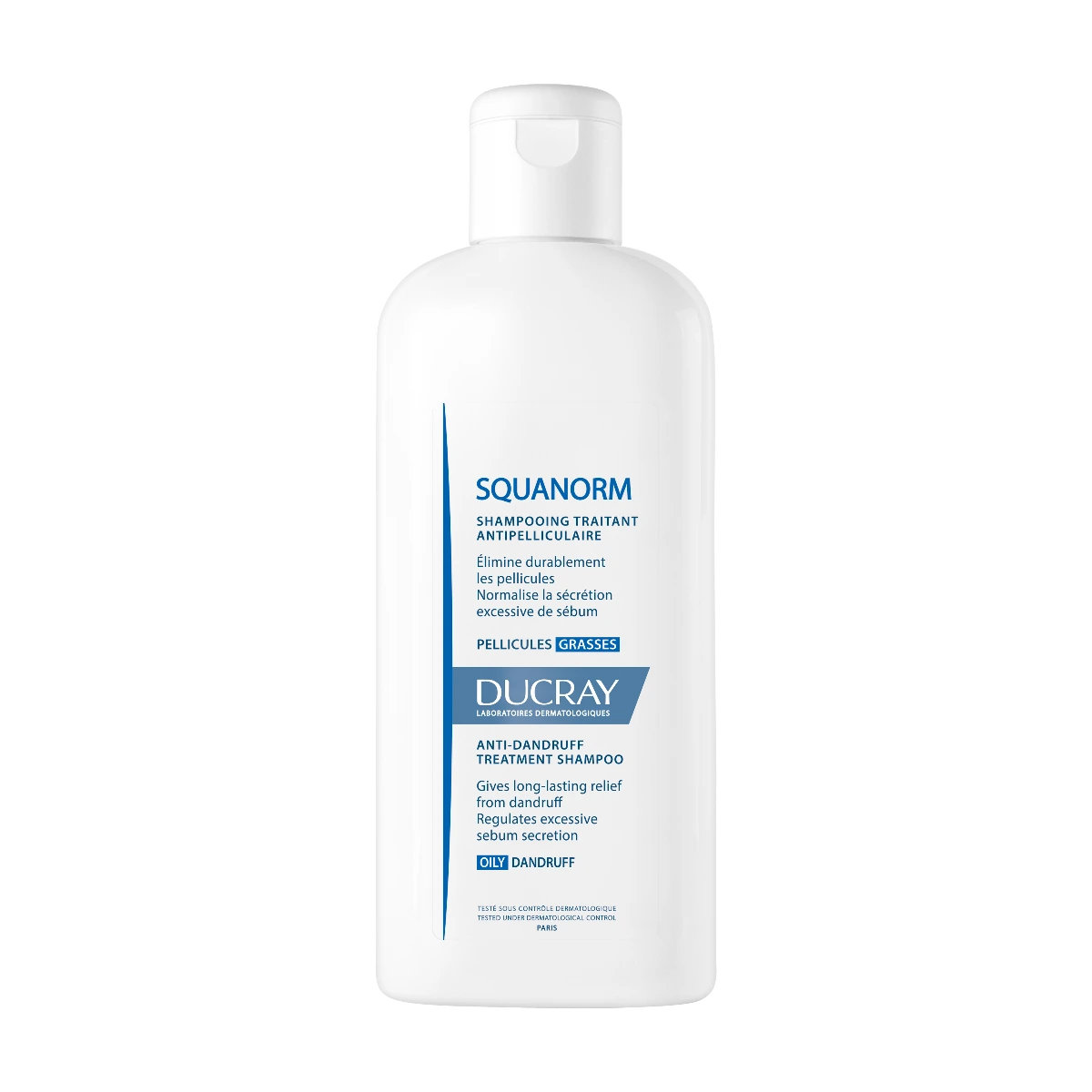 Ducray Squanorm sjampo til flass og fet hodebunn 200 ml