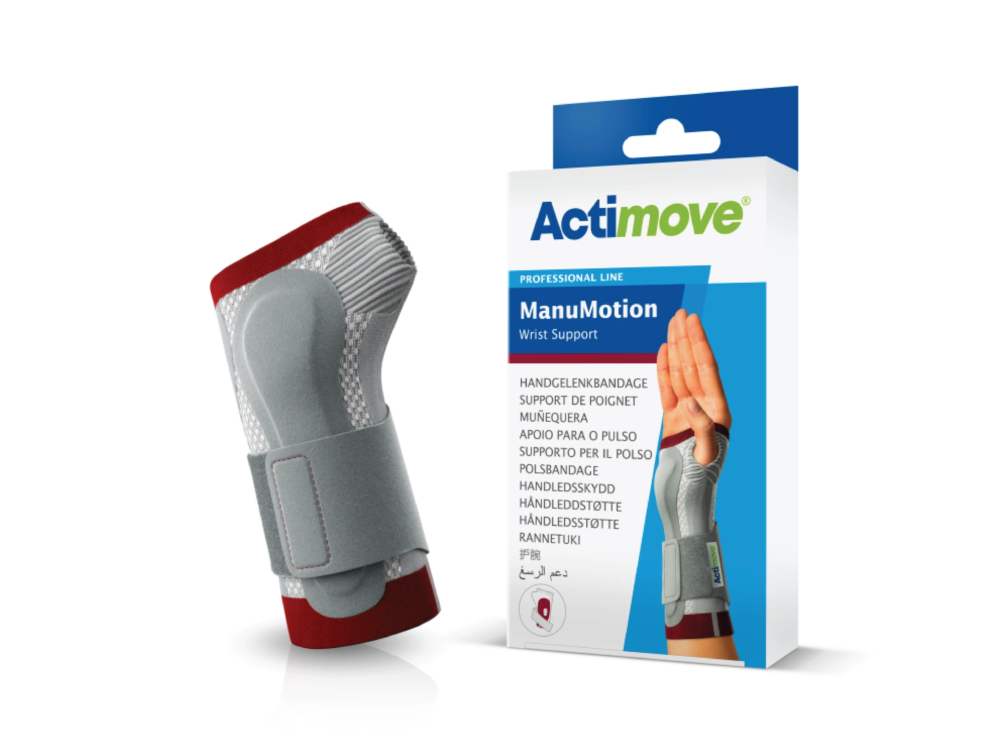 Actimove ManuMotion håndleddstøtte venstre XL 1 stk