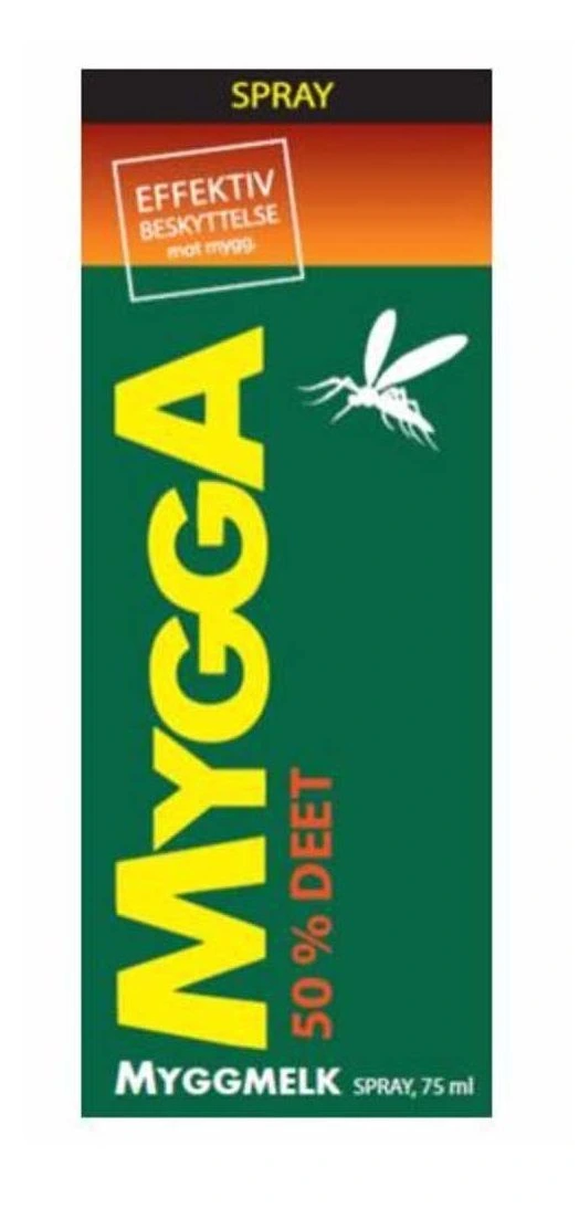 Mygga spray 50% DEET myggmelk 75 ml