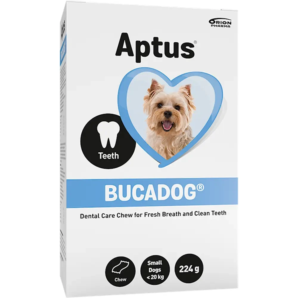 Aptus Bucadog tyggelapper til små hunder 224 g