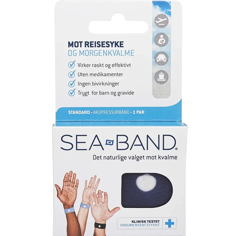 Sea-Band akupressurarmbånd standard 1 par