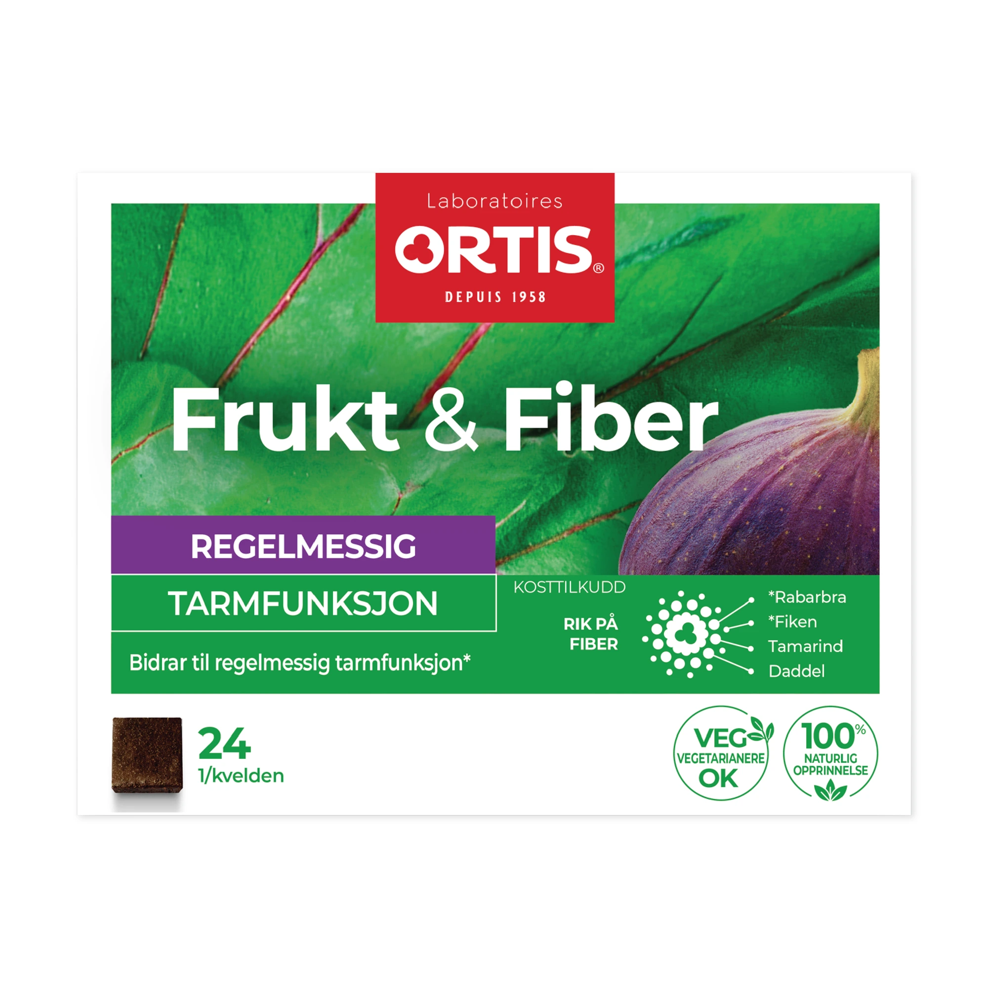 Frukt + Fiber tyggetab