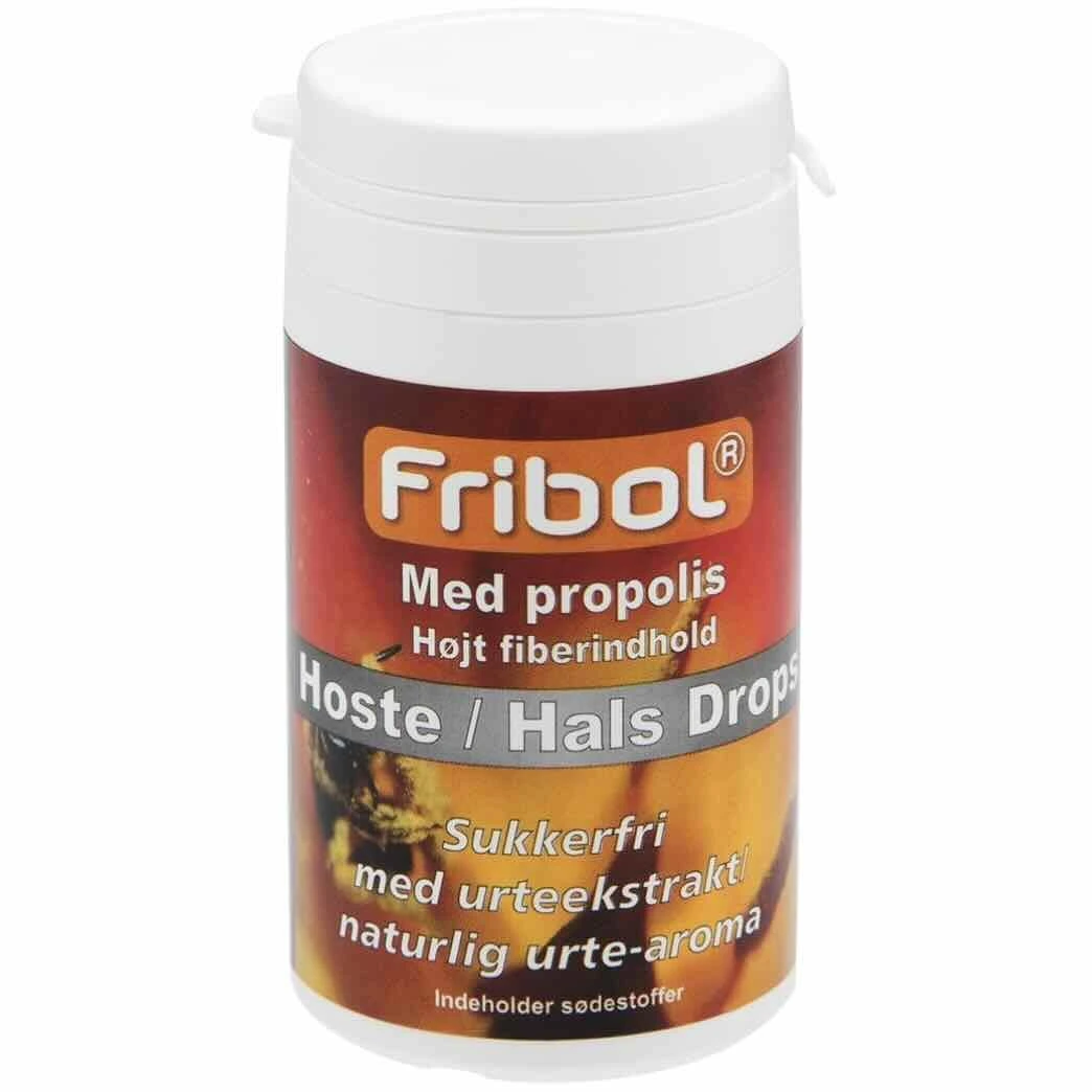 Fribol Hoste/hals drops uten tilsatt sukker propolis 60 g