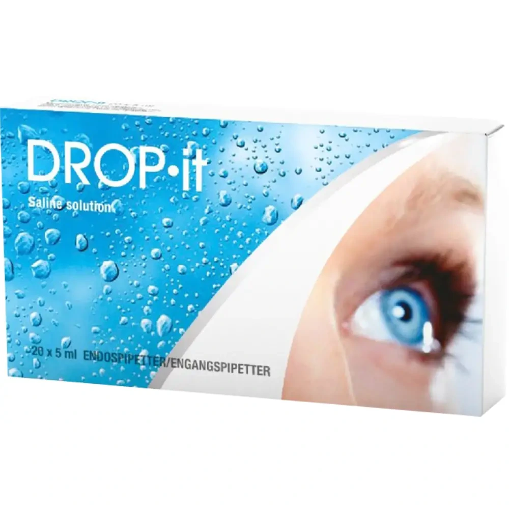 Drop-it saltoppløsning øyne/nese engangspipetter 20x5 ml
