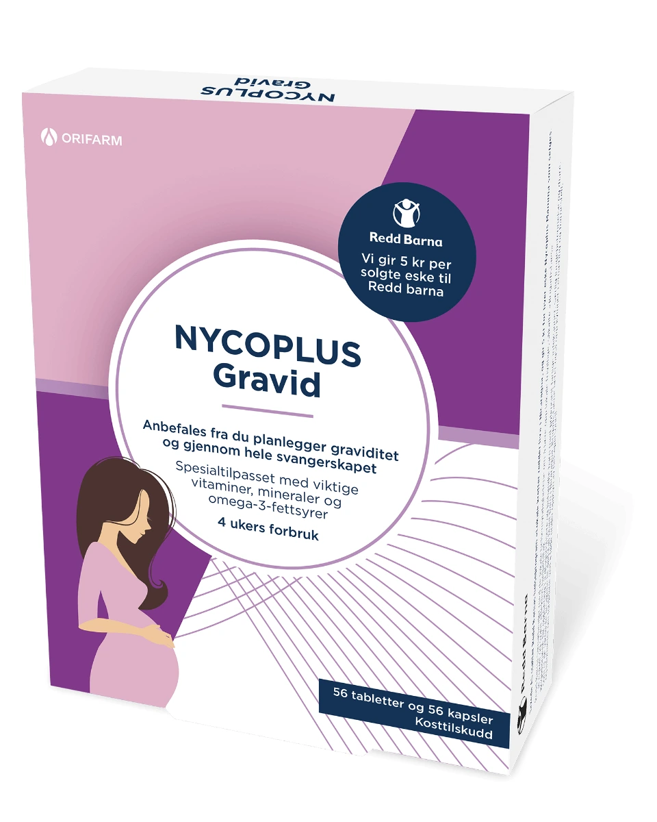 Nycoplus Gravid tabletter og kapsler 56+56 stk