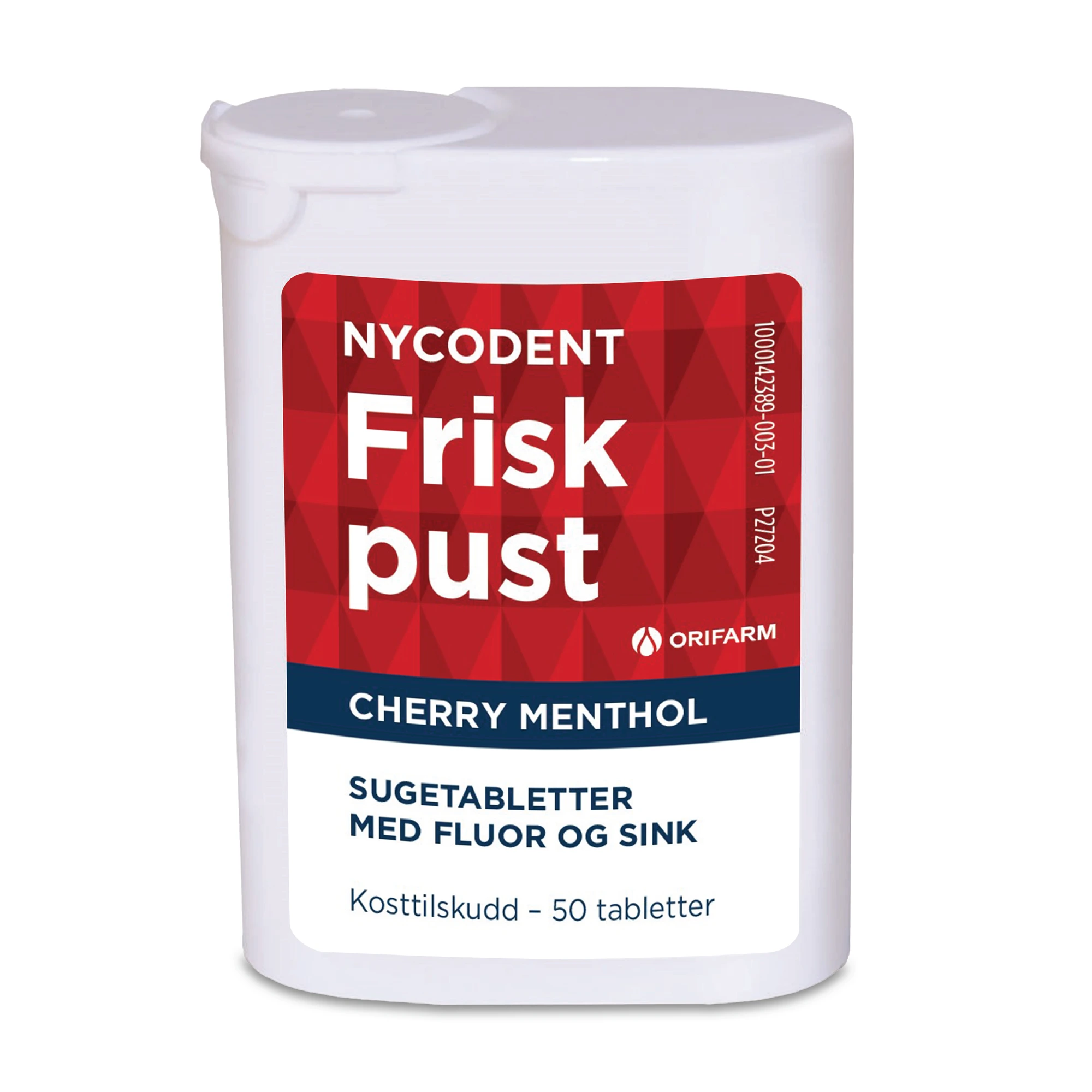 Nycodent frisk pust cherry menth sugetab 0,1 mg/3 mg
