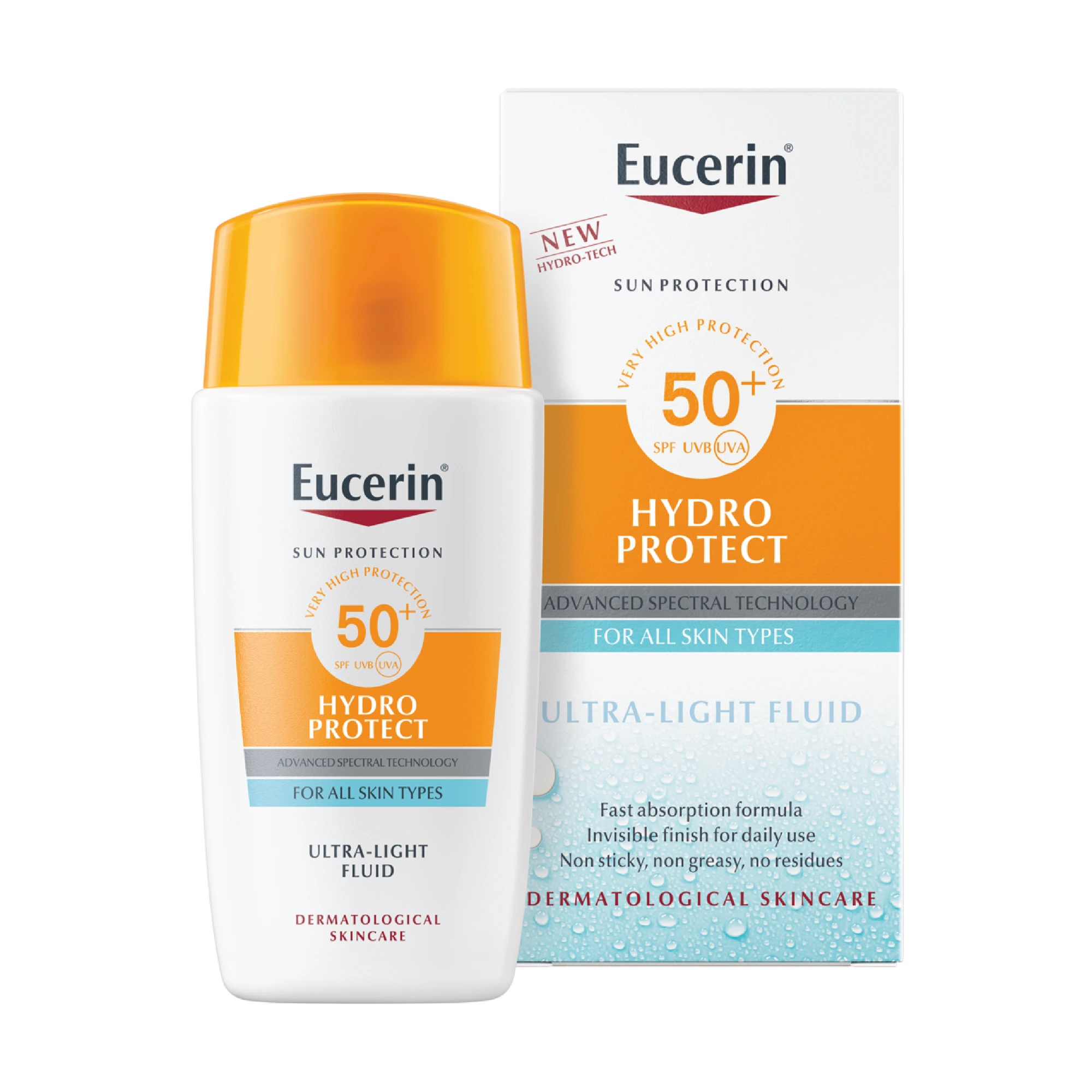 Eucerin Sun Hydro Protect Ultra Light solkrem ansikt SPF50+ 50 ml