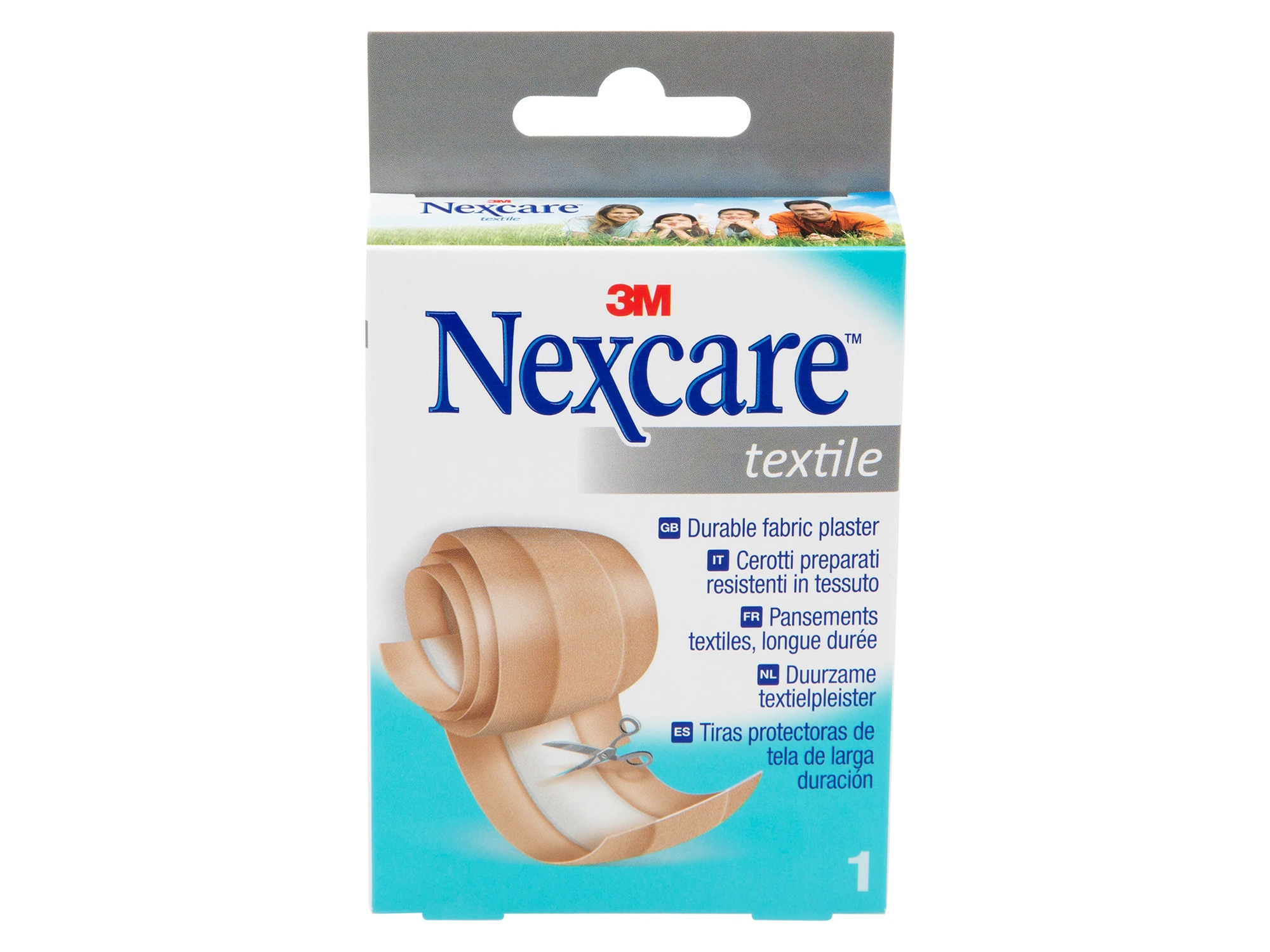 Nexcare Tekstil Robust klippeplaster 1 m 1 stk