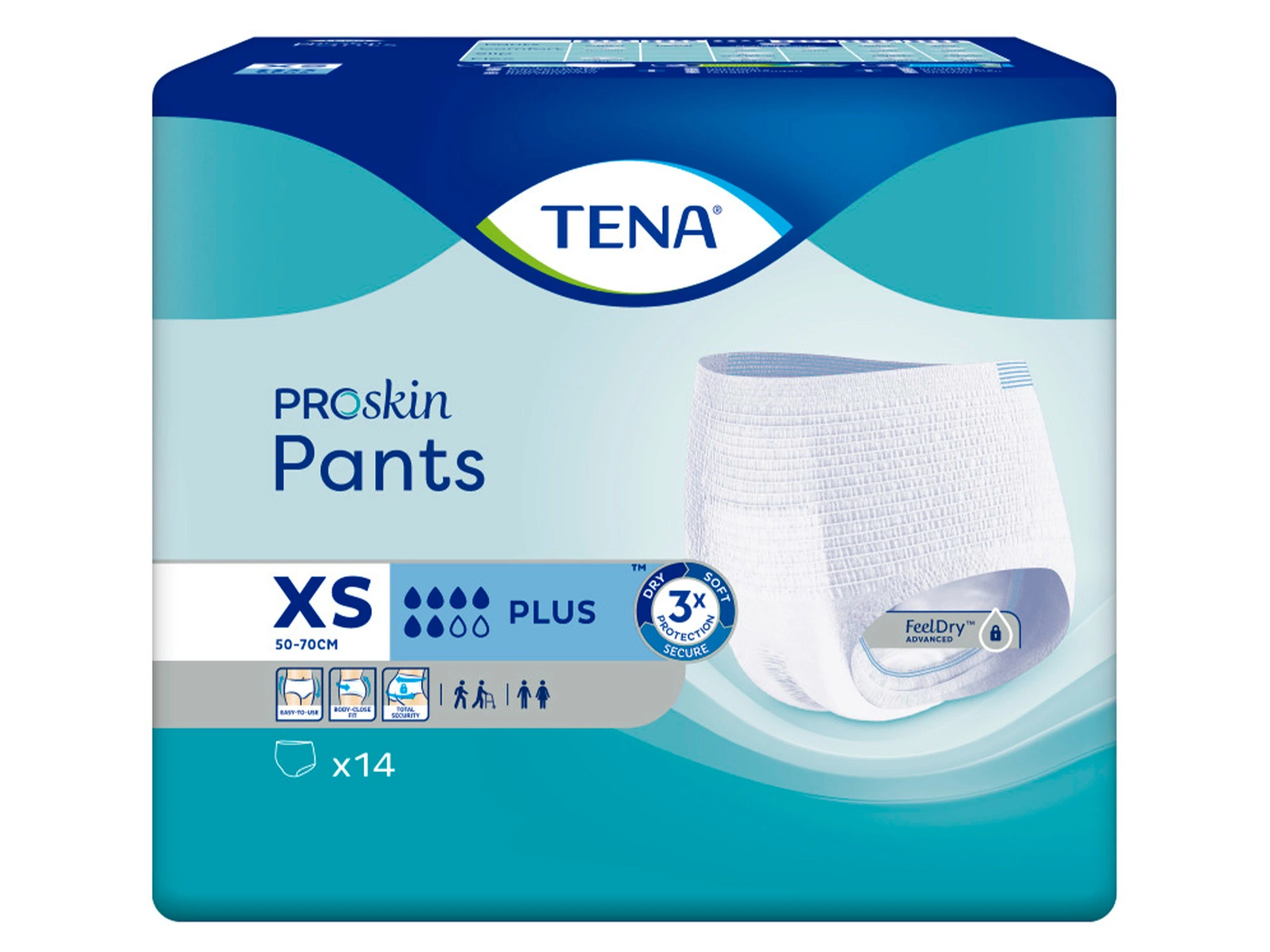 TENA Pants Plus XS (50-70cm) 14 stk