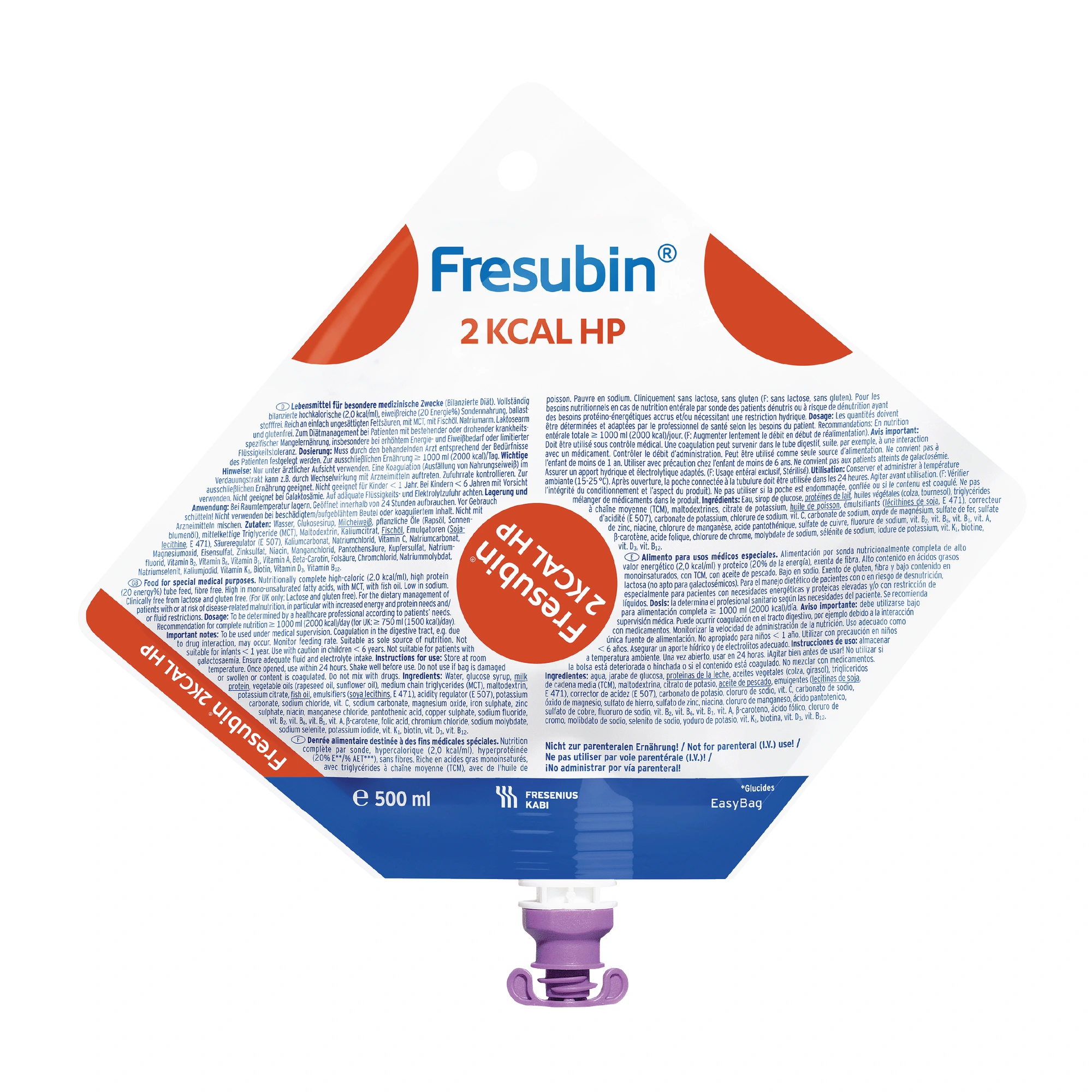 Fresubin 2 kcal HP sondeløsning 15x500 ml