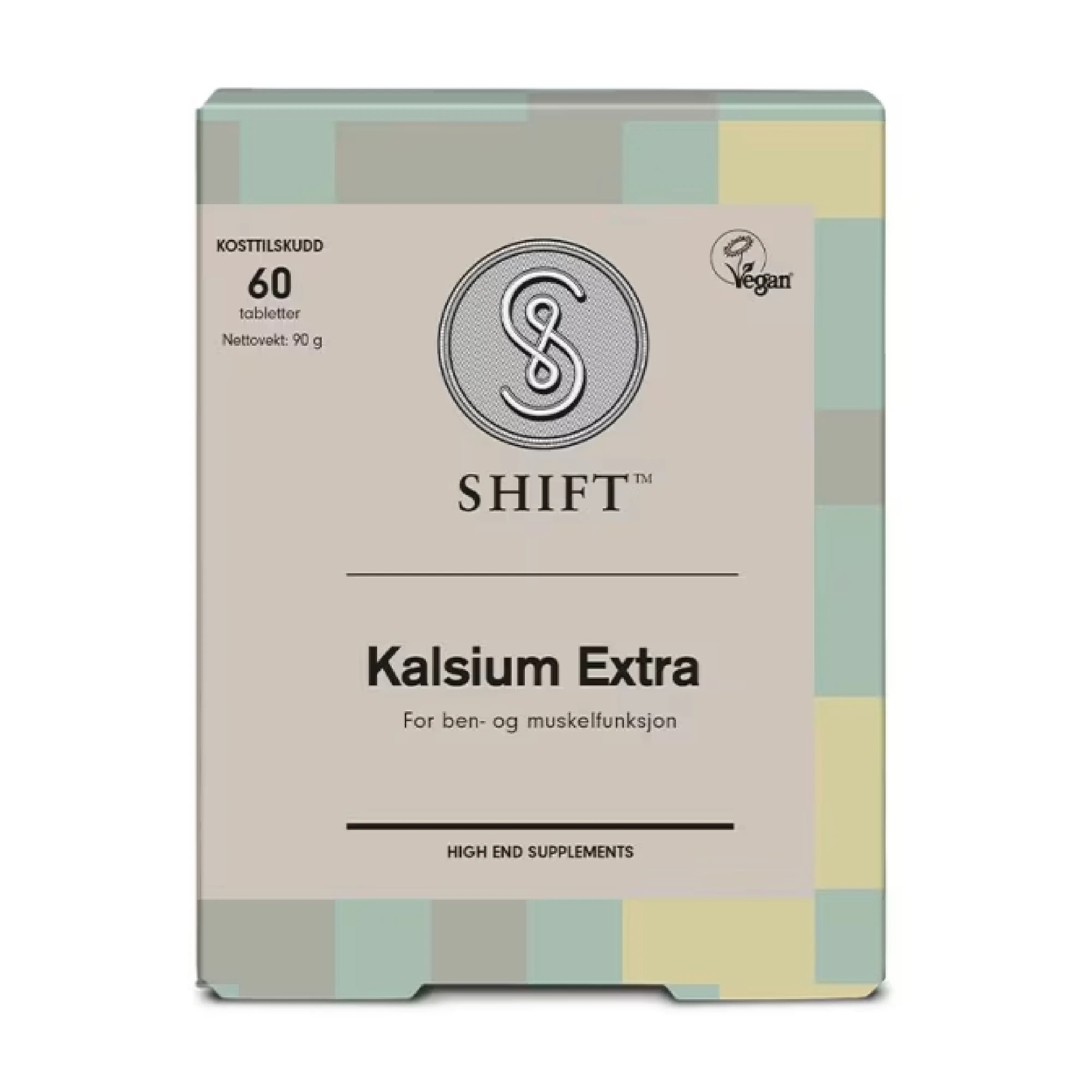 Shift calsium extra tab, 60 stk