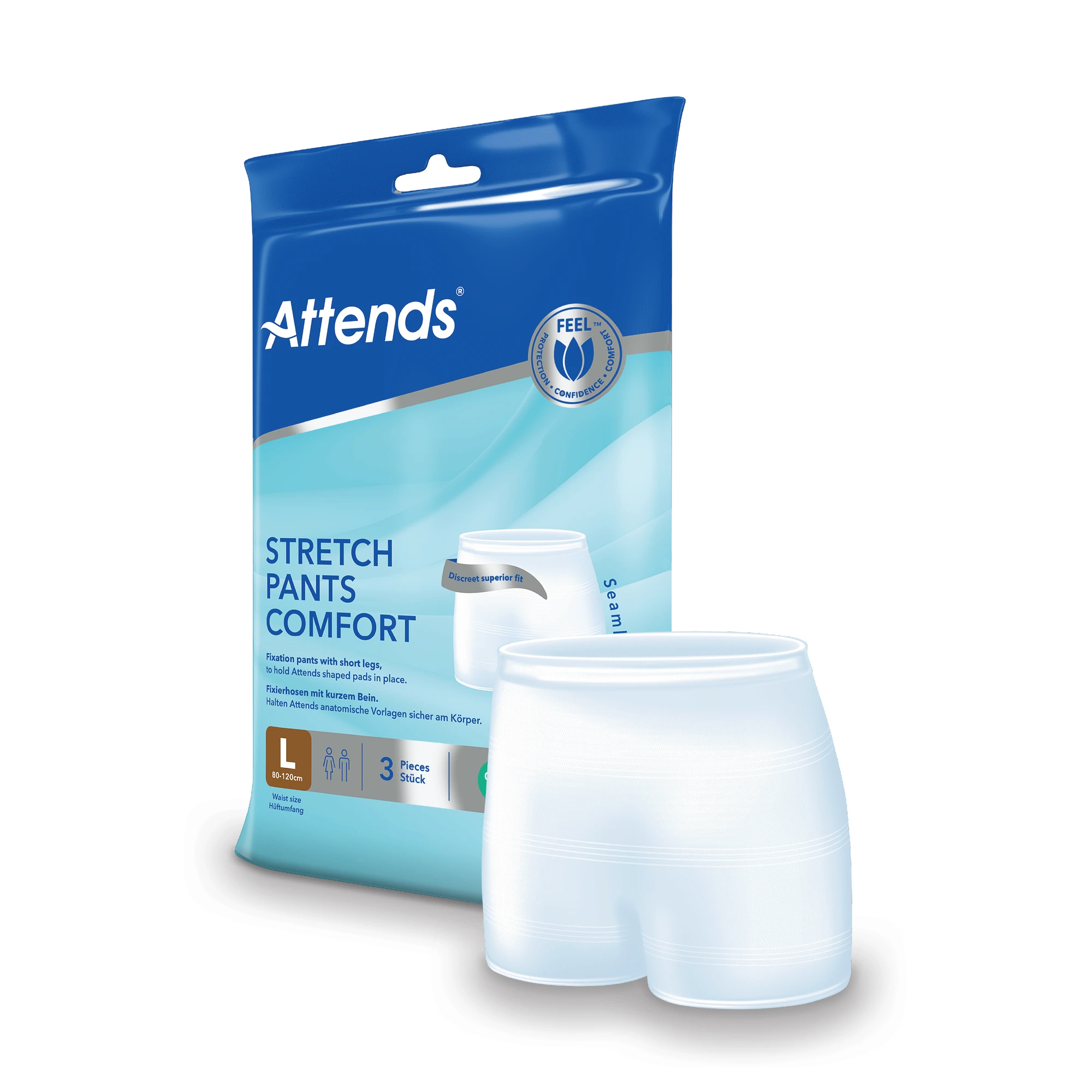 Attends Stretchpants Comfort truse str L 3 stk