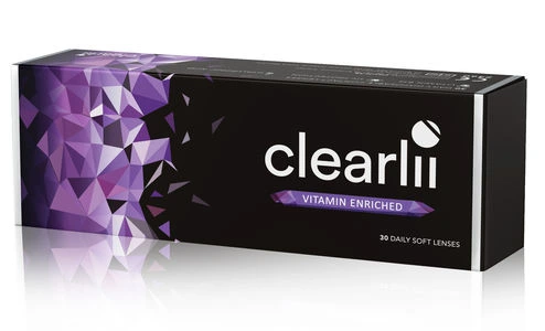 Clearlii Vitamin Enriched endagslinse -4.25 styrke 30 stk