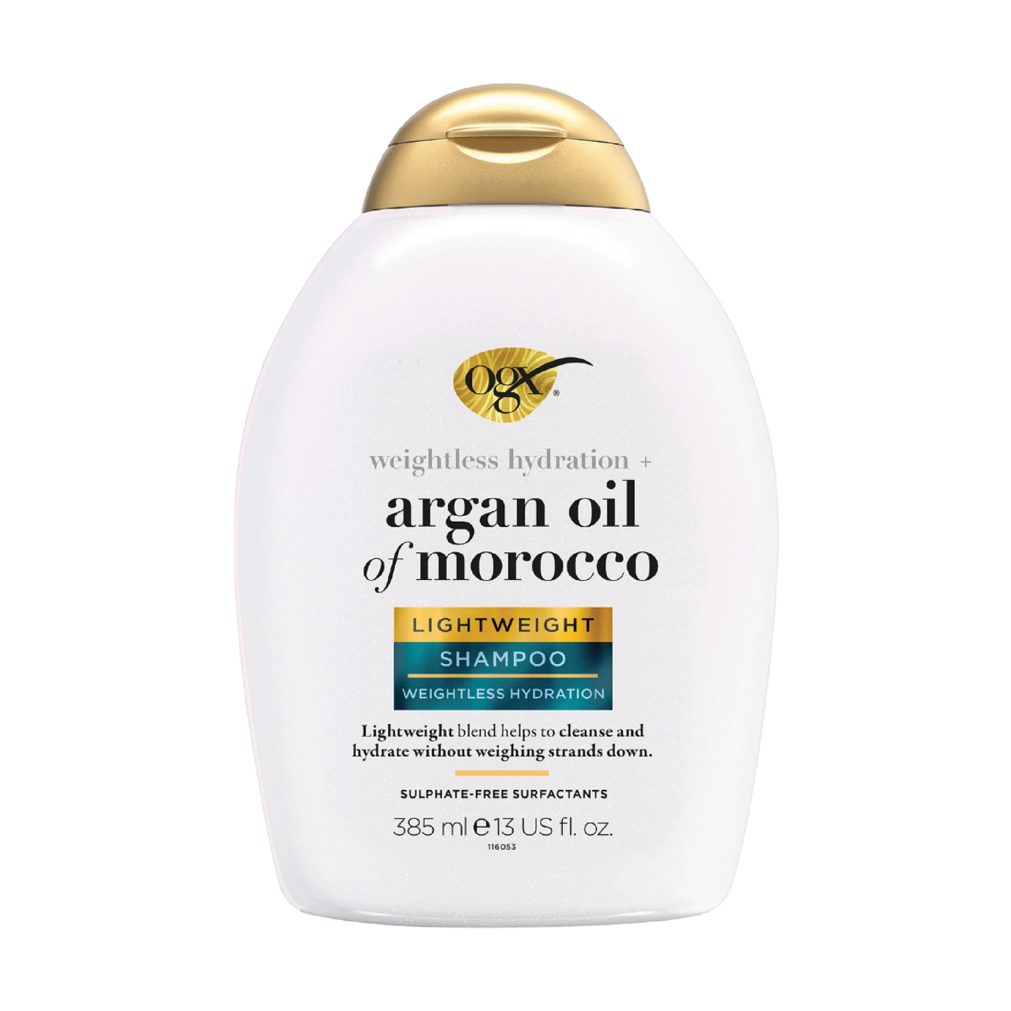 Ogx Moroccan Argan Oil Lightweight Shampoo, 385 ml