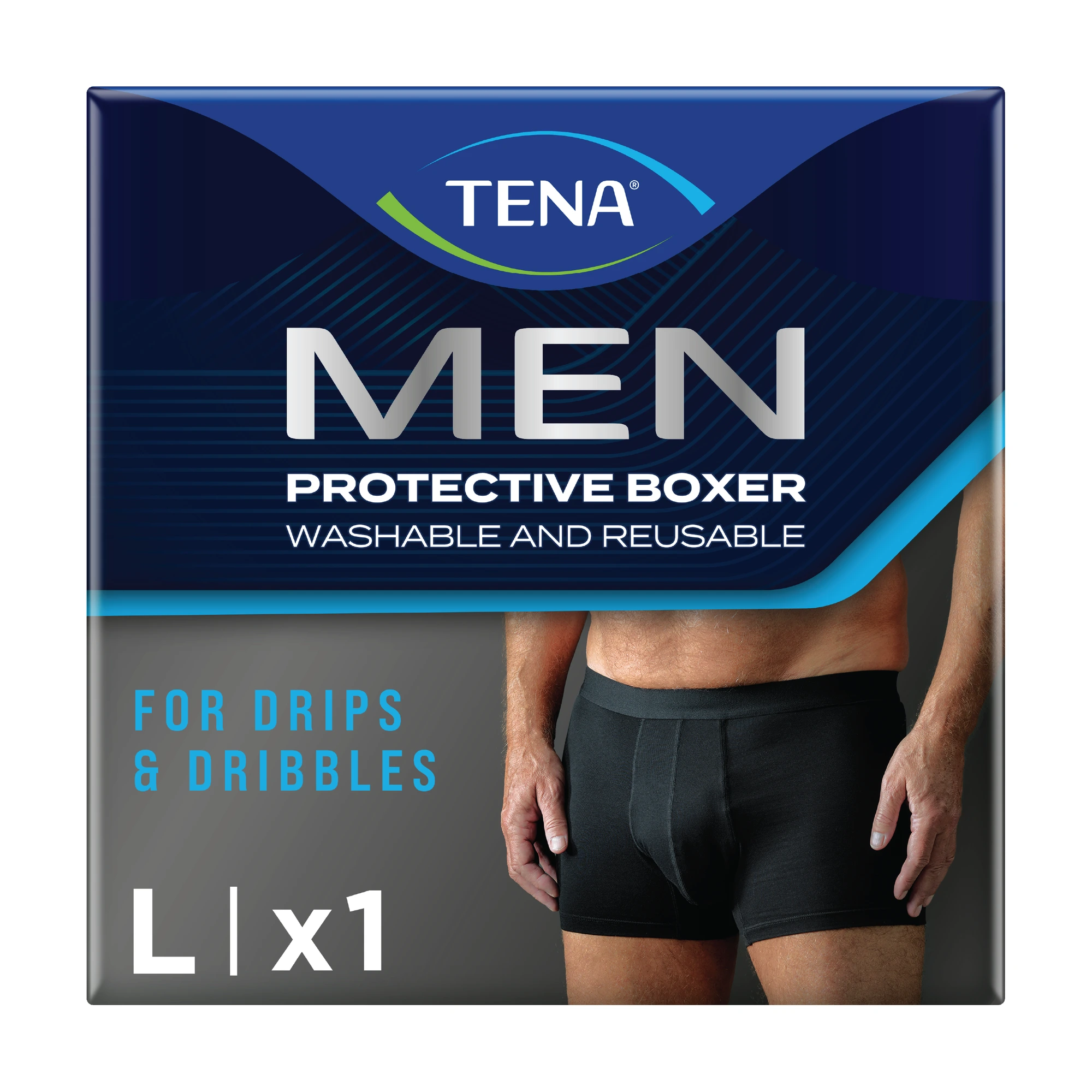 Tena Men Washable Protective Boxer str L 1 stk