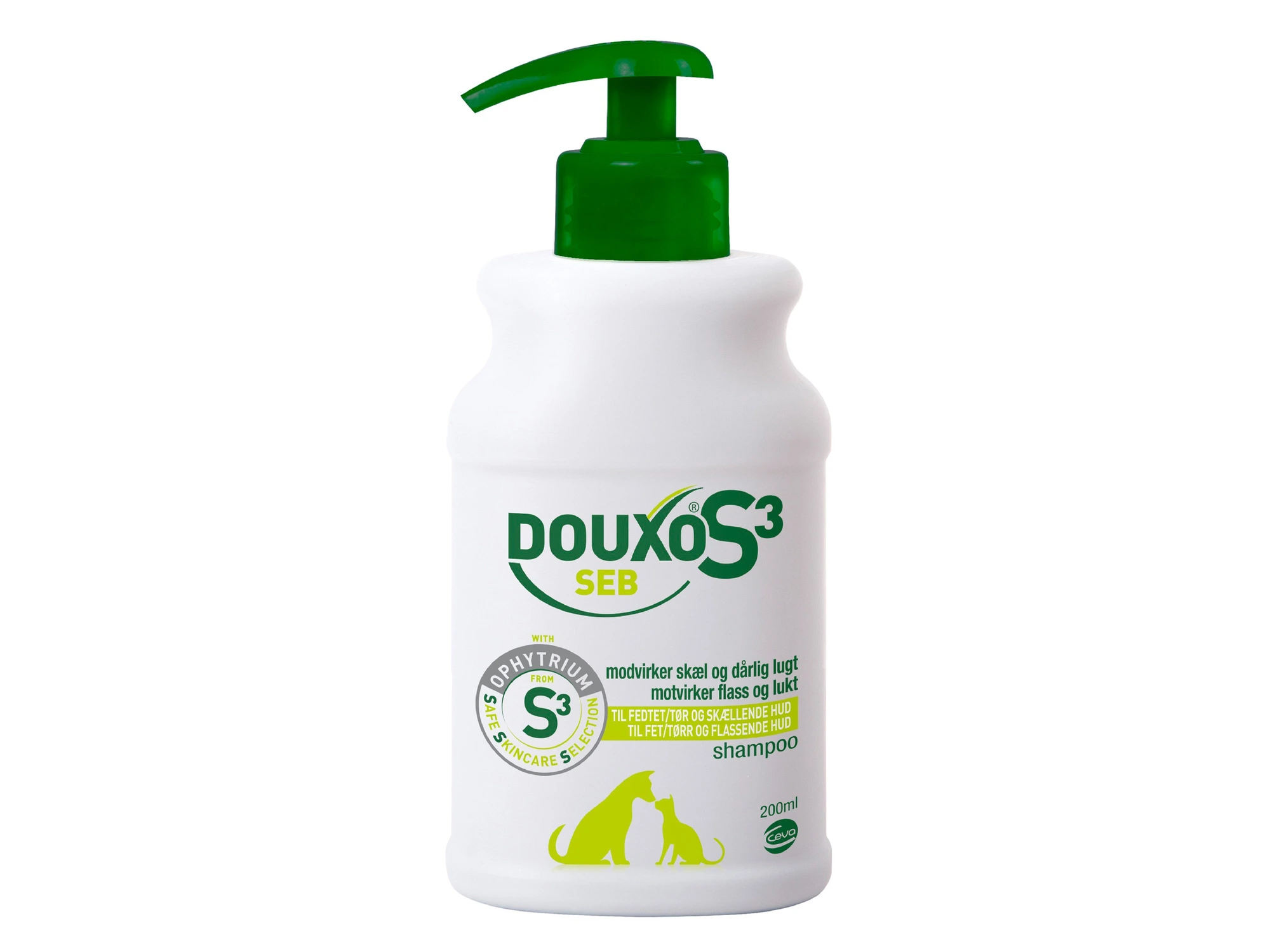 Douxo S3 SEB sjampo til hund og katt 200 ml