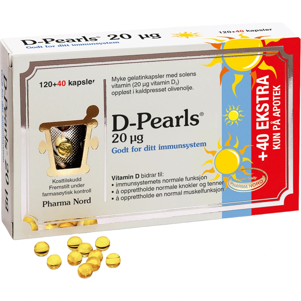 D-pearls kaps 20 mikrog