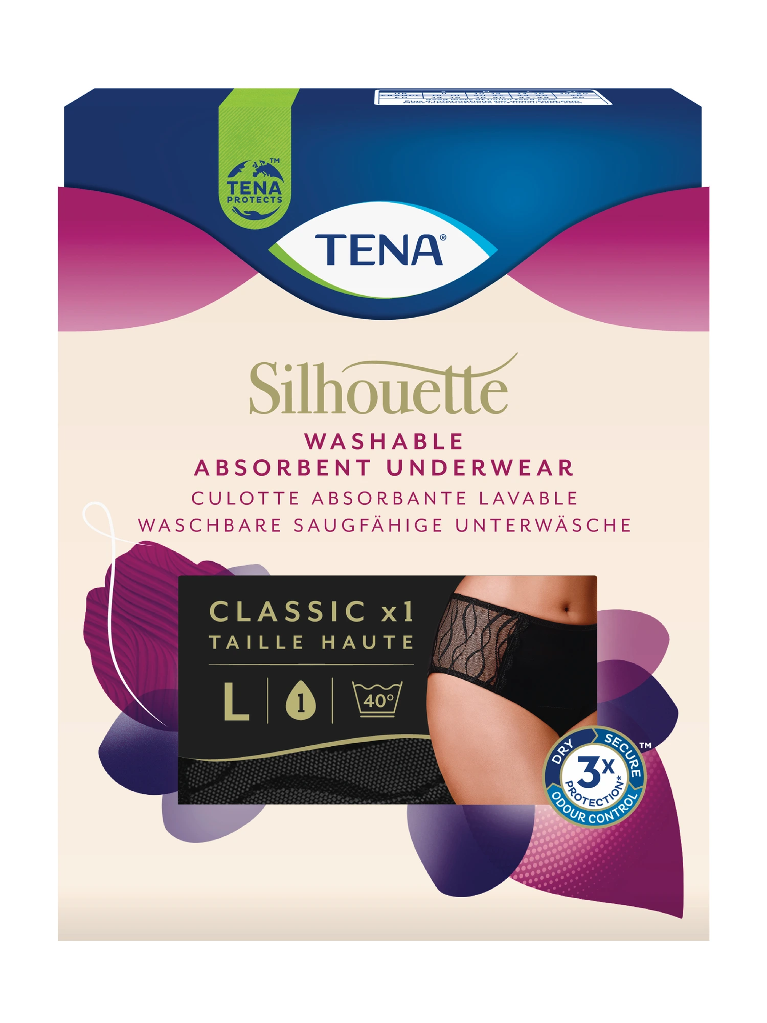 TENA Silhouette Classic vaskbar absorberende truse L 1 stk