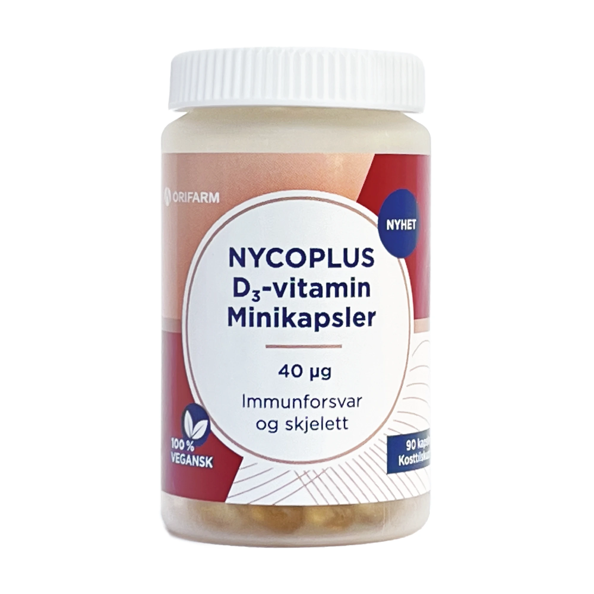 Nycoplus D3-vitamin kaps 40 mikrog