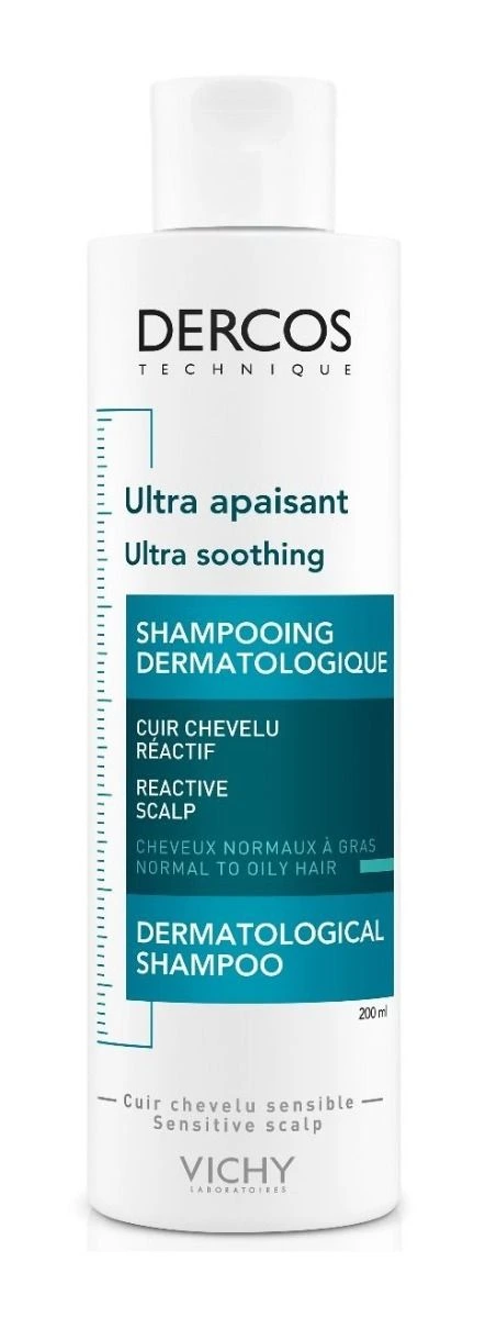 Vichy Dercos beroligende sjampo normalt/fett hår 200 ml
