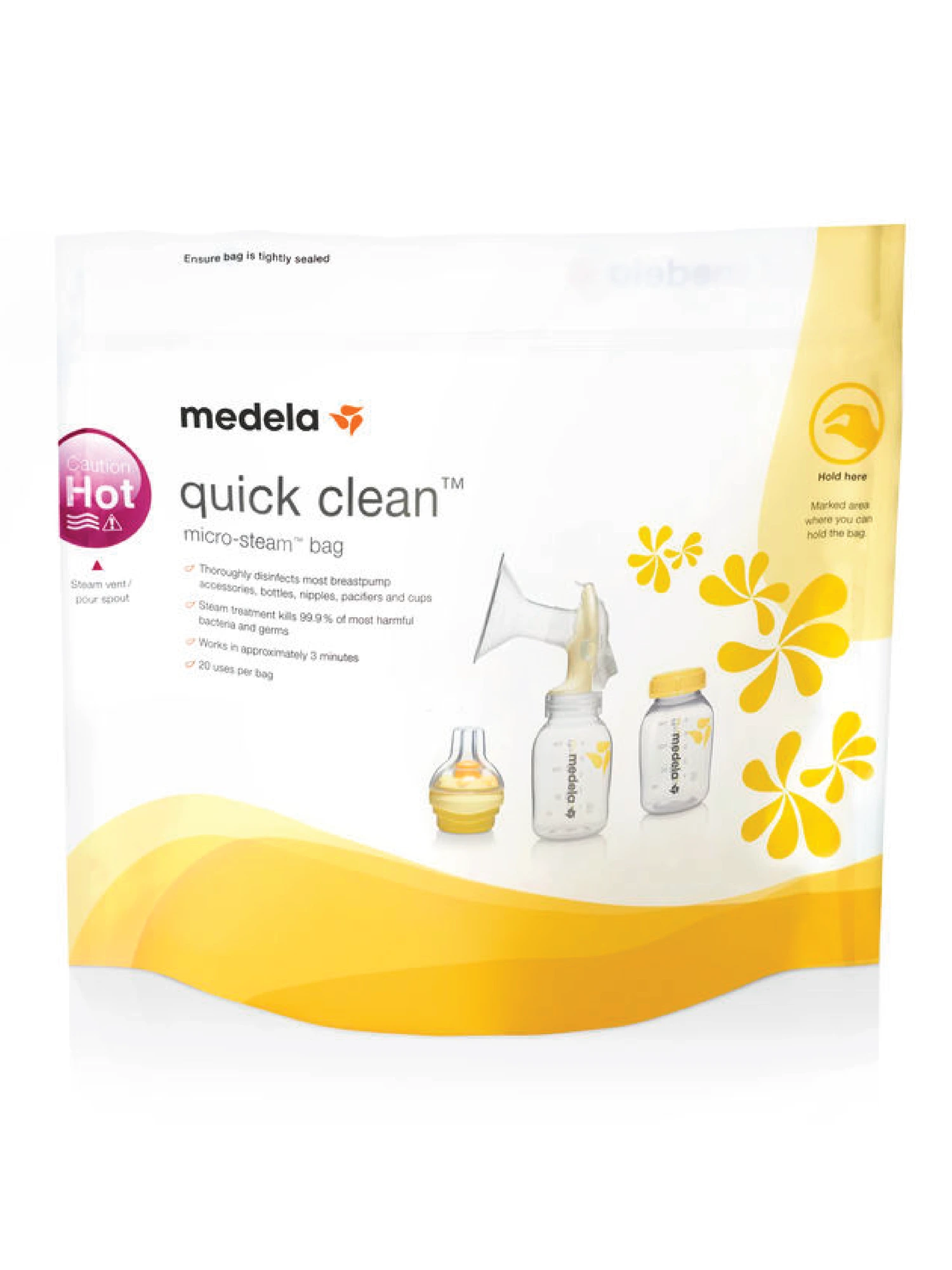 Medela Quick Clean rengjøringspose 5 stk