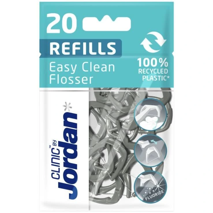 Jordan Clinic Easy Clean Flosser refill 20 stk