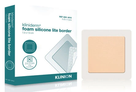 Kliniderm Foa sil lit b7,5x7,5, 5 stk.