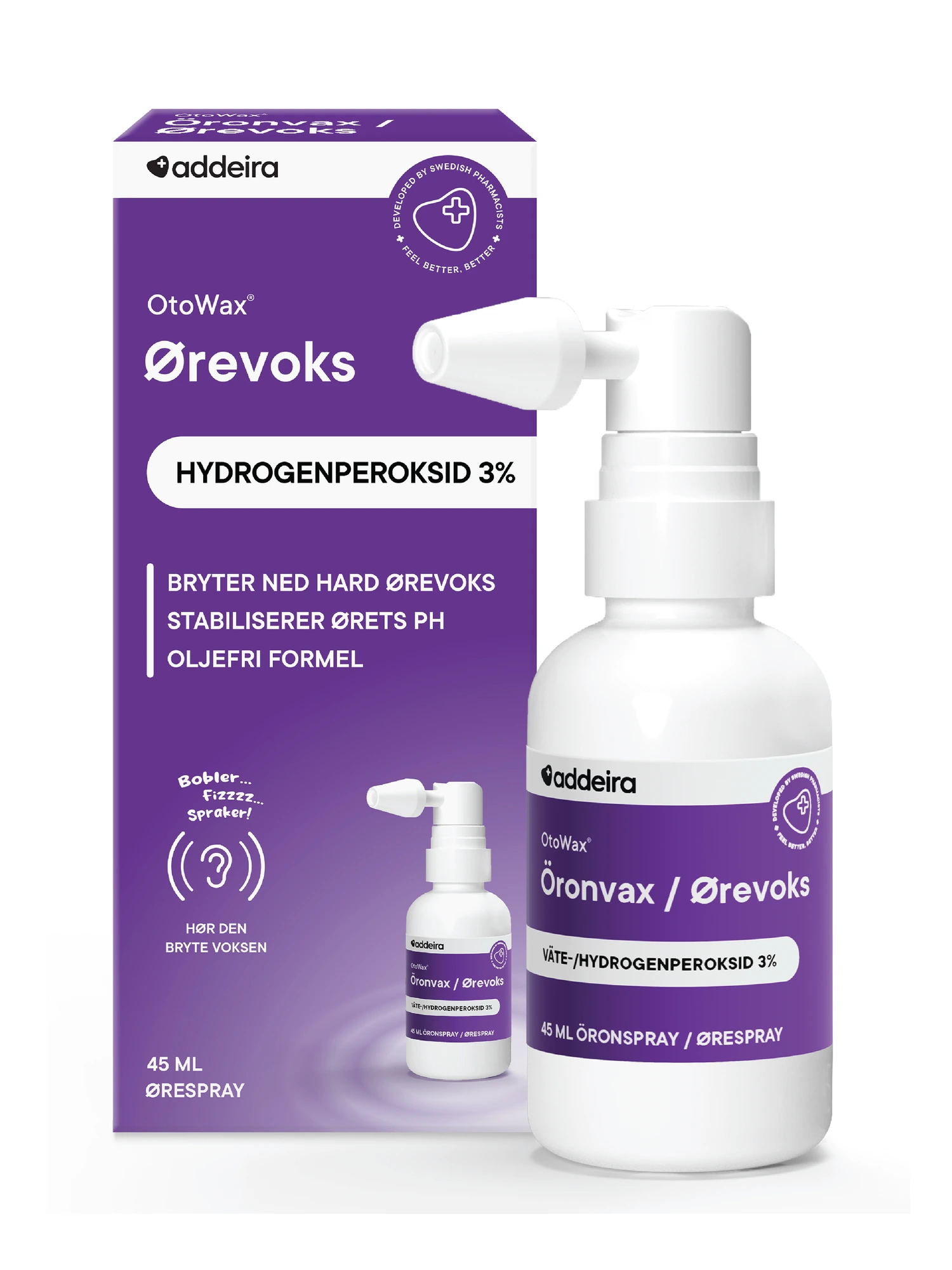 OtoWax Ørevoks ørespray 45 ml