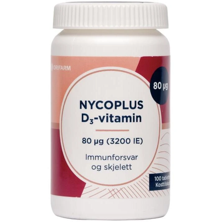 Nycoplus D3-vitamin tab 80 mikrog