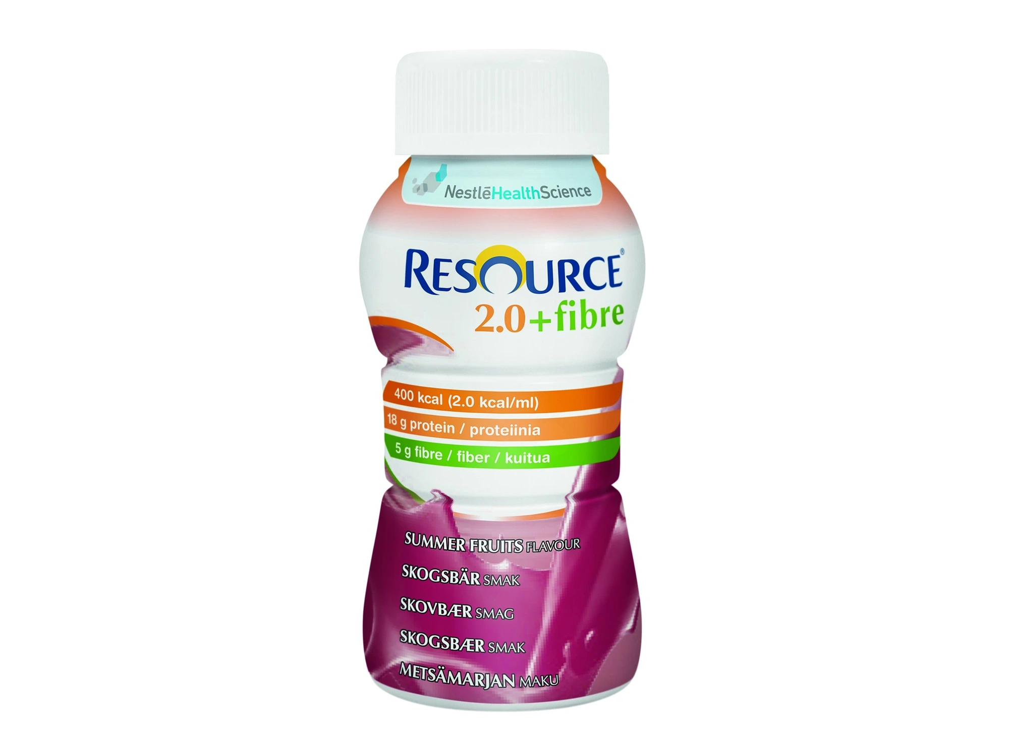 Resource 2.0+Fibre næringsdrikk skogsbær 4x200 ml