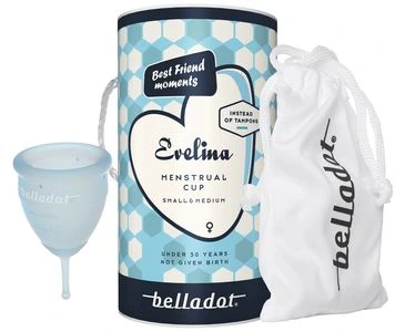 Belladot Evelina menstruasjonskopp S/M 1 stk