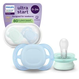 Philips Avent Ultra Start smokk 0-2 måneder blå/grønn 2 stk
