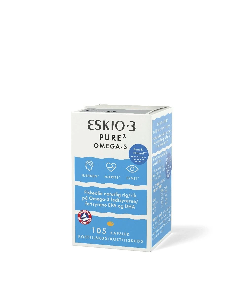 Eskio pure omega-3 kaps 500 mg/175 mg