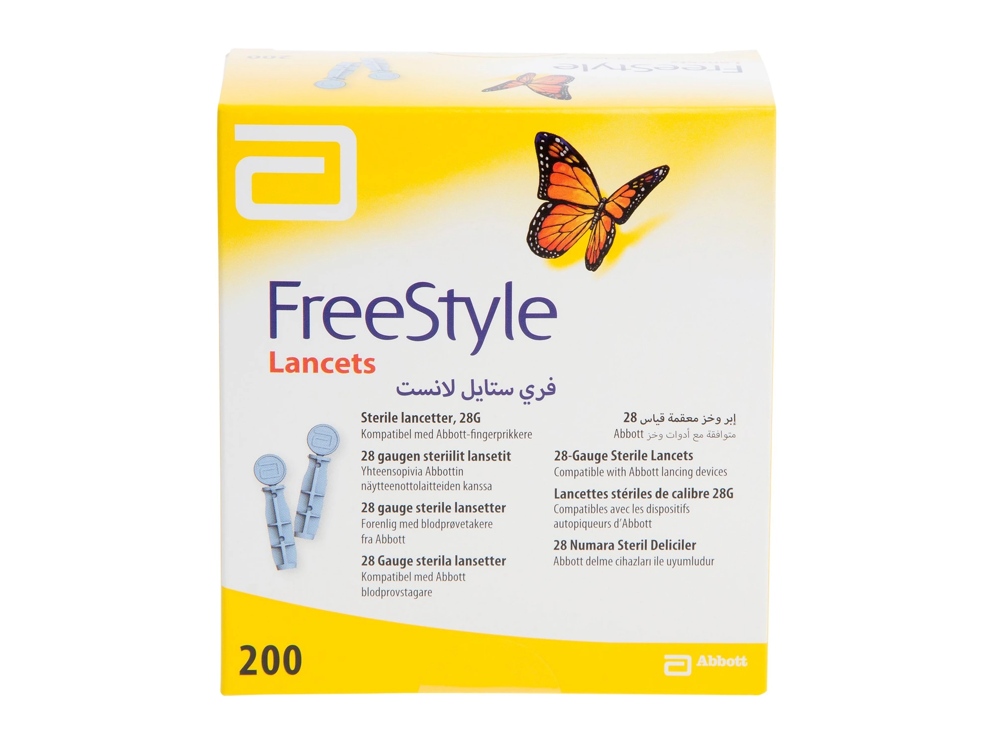 FreeStyle lansetter 28G 200 stk