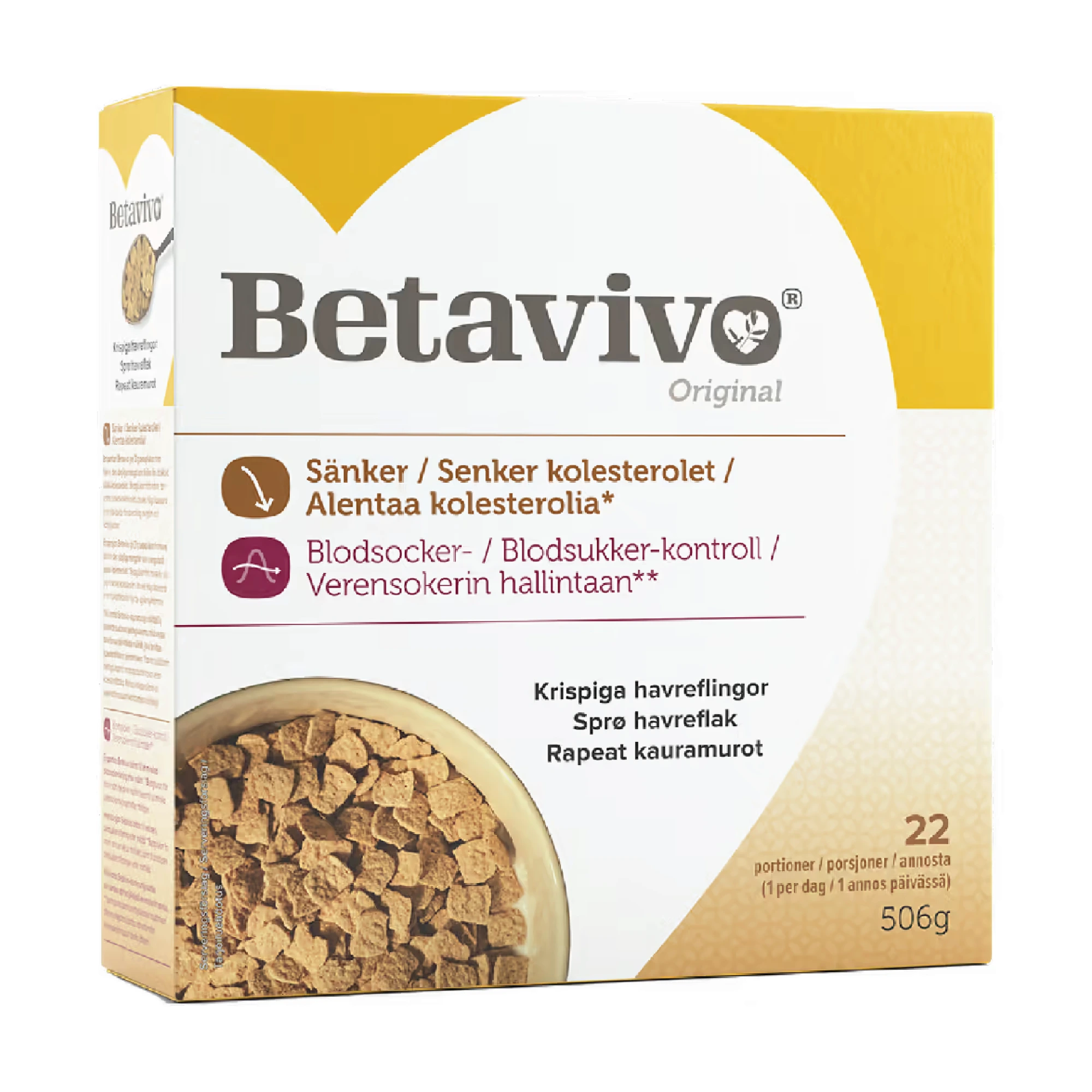 Betavivo sprø havreflak original 506 g