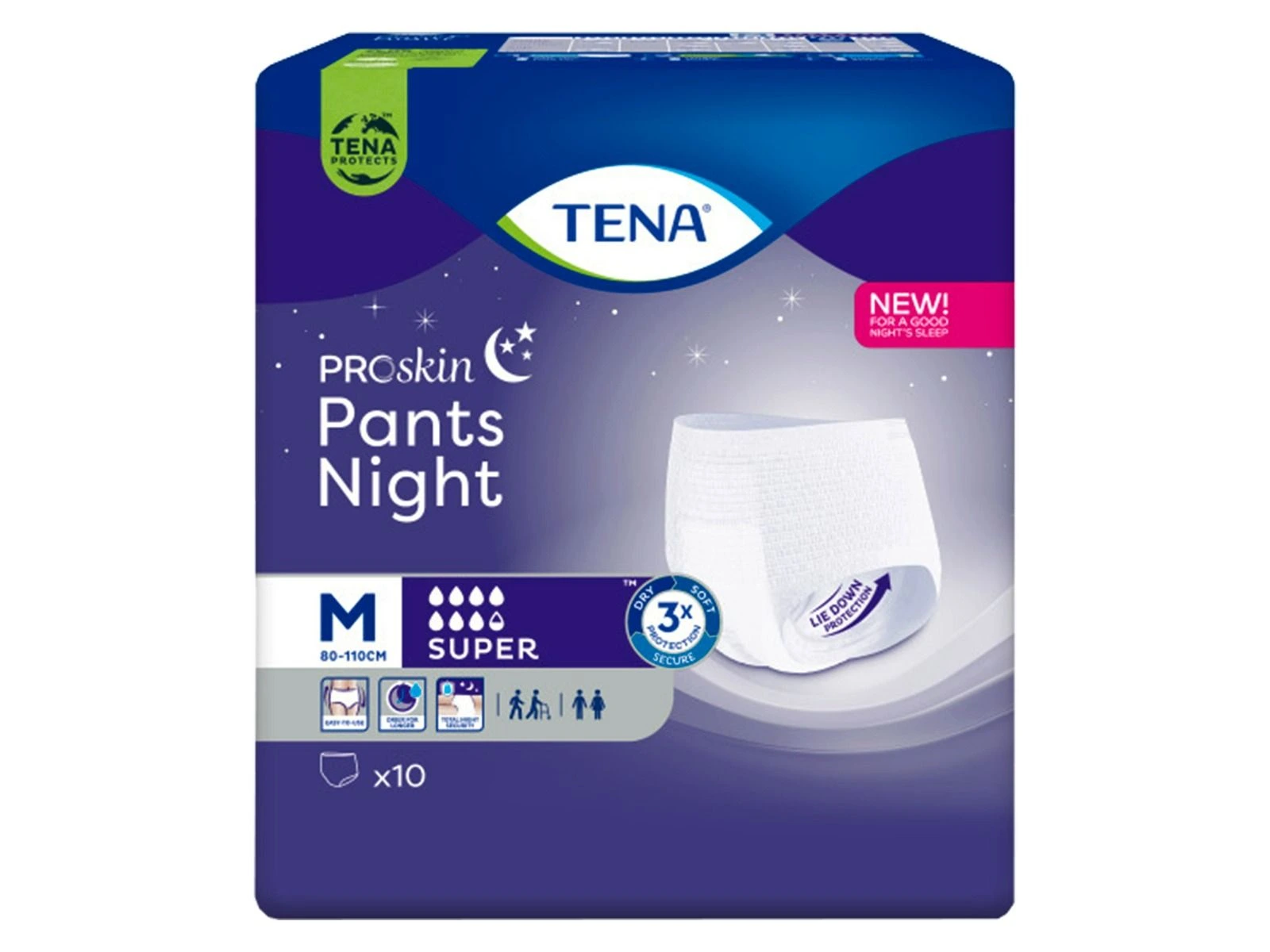 TENA Pants Night Super bleiebukse M 10 stk