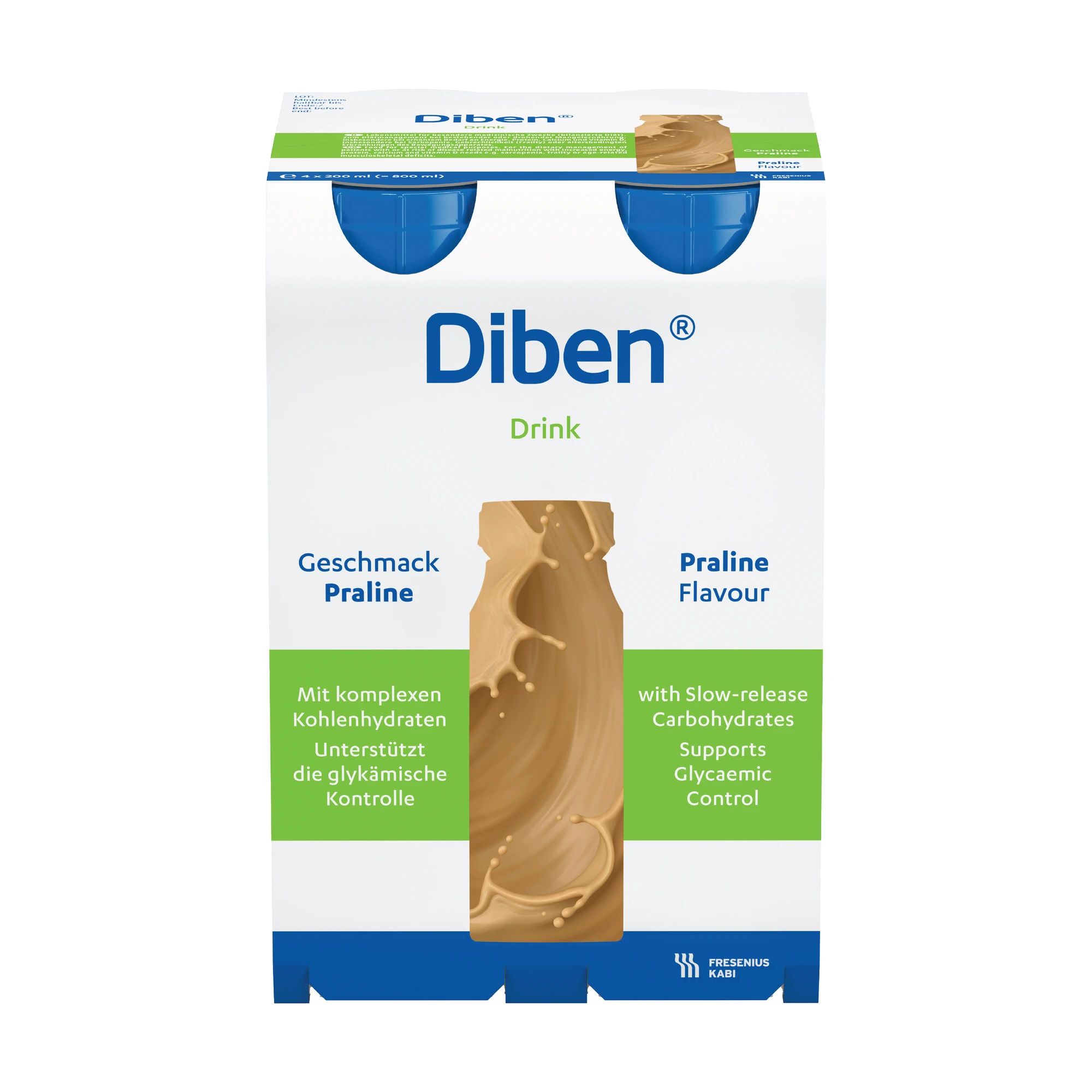Diben Drink næringsdrikk nougat 4x200 ml