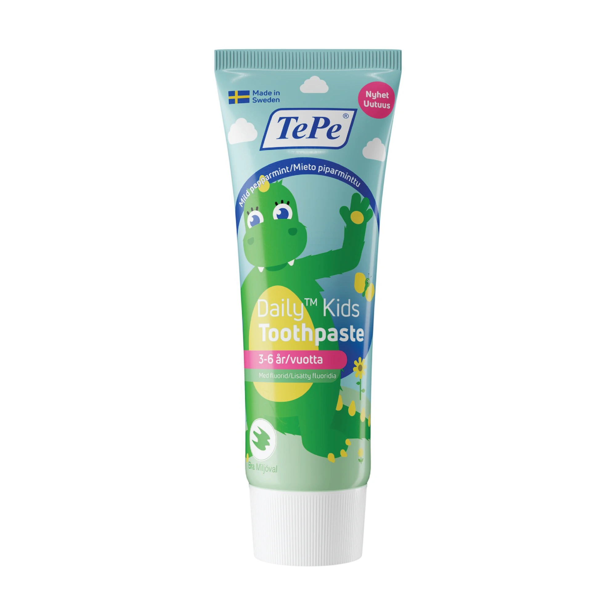 TePe Daily Kids tannkrem 3-6 år 75 ml