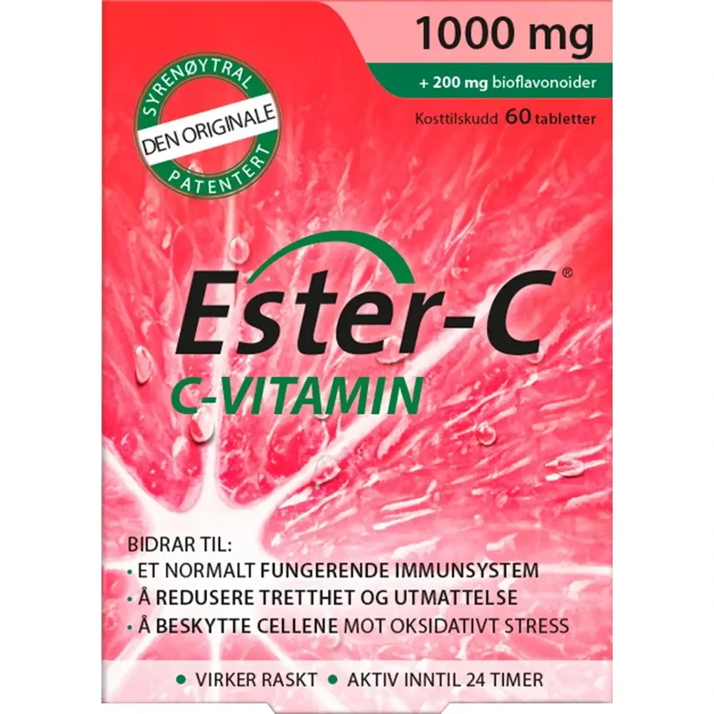Ester-C 1000 mg, 60 stk.