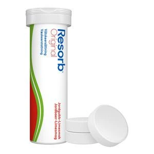 Resorb original jordbær/lime brusetab