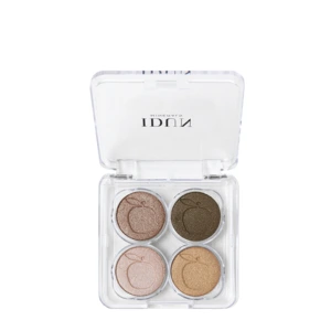 IDUN Minerals øyenskyggepalett Brunkulla 4 g